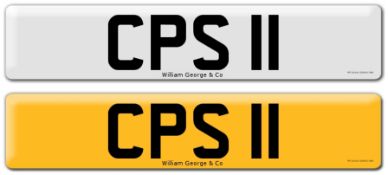 Registration on DVLA retention certificate, ready to transfer CPS 11, This number plate /