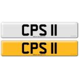 Registration on DVLA retention certificate, ready to transfer CPS 11, This number plate /