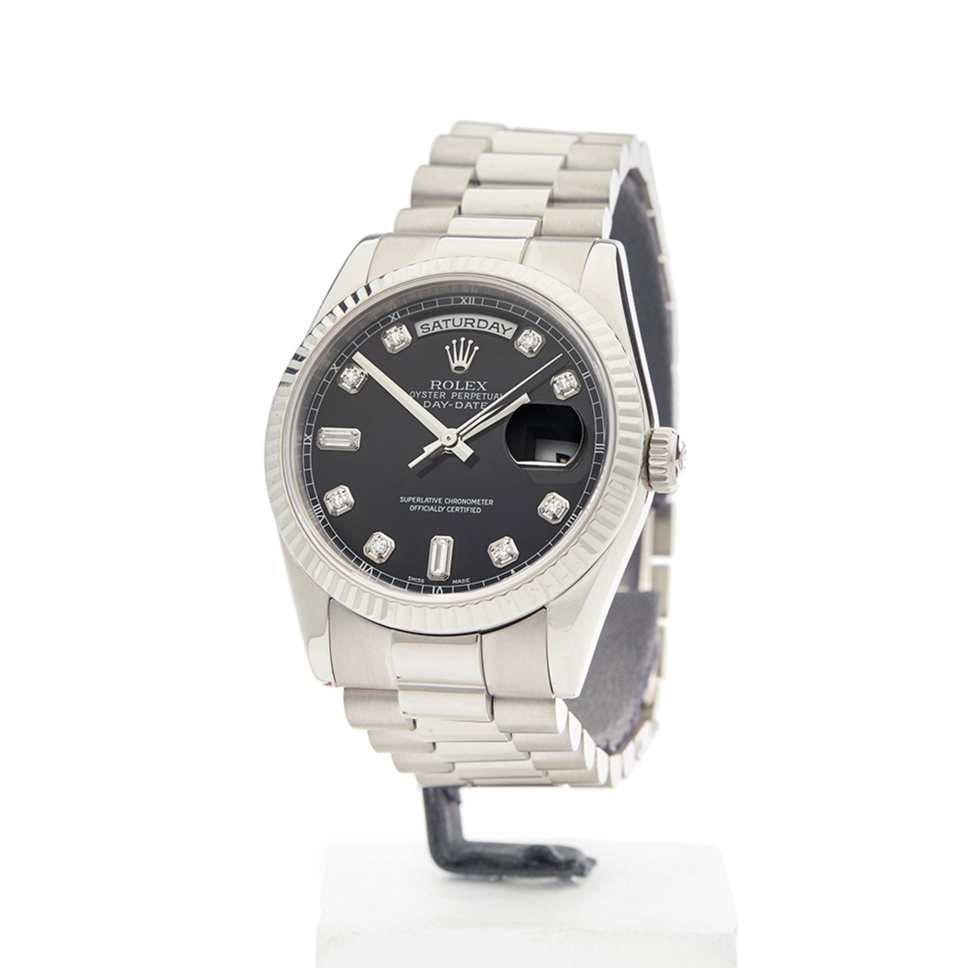 Rolex Day-Date 36mm 18k White Gold - 118239 - Image 3 of 9