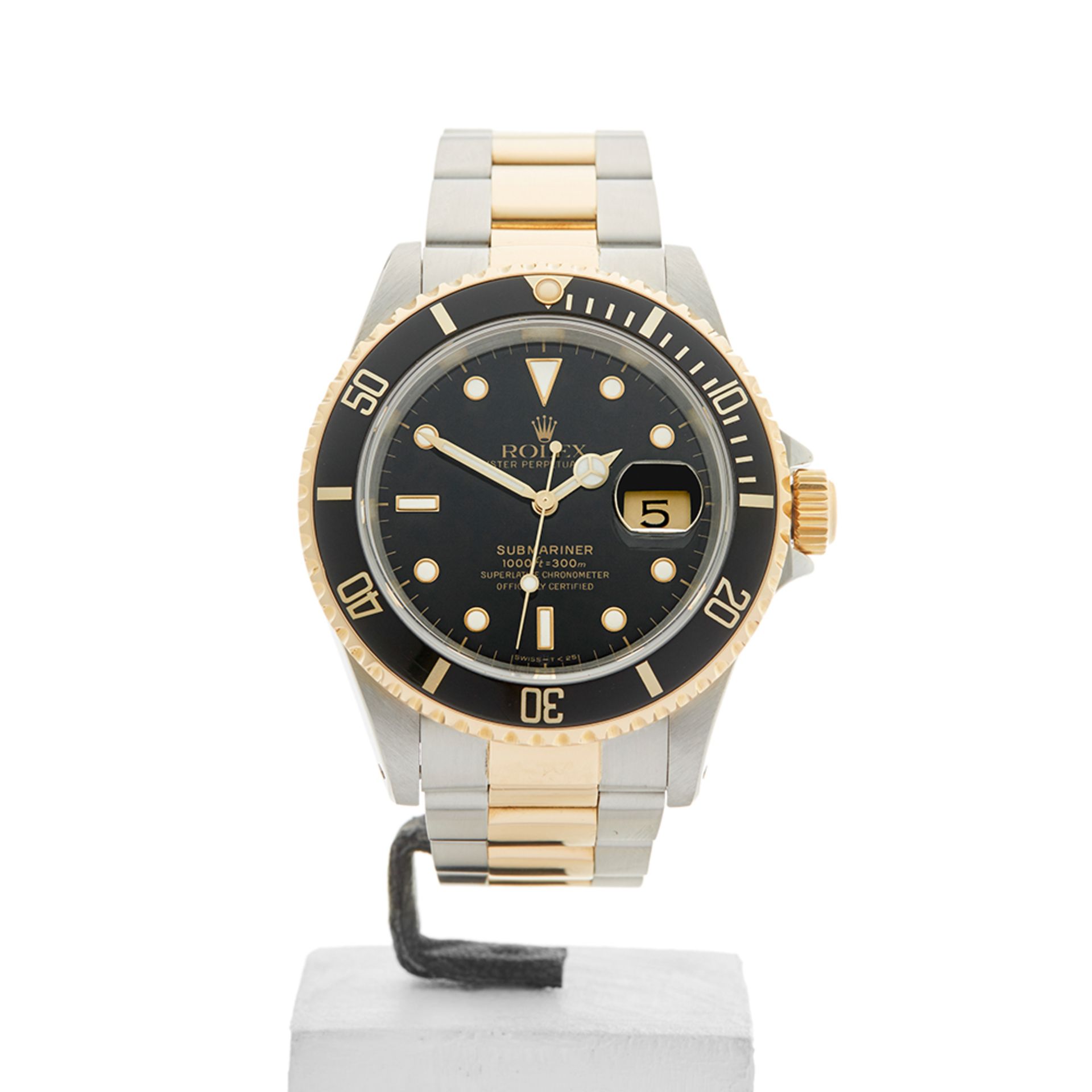 Rolex Submariner 40mm Stainless Steel & 18k Yellow Gold 16613 - Image 2 of 9