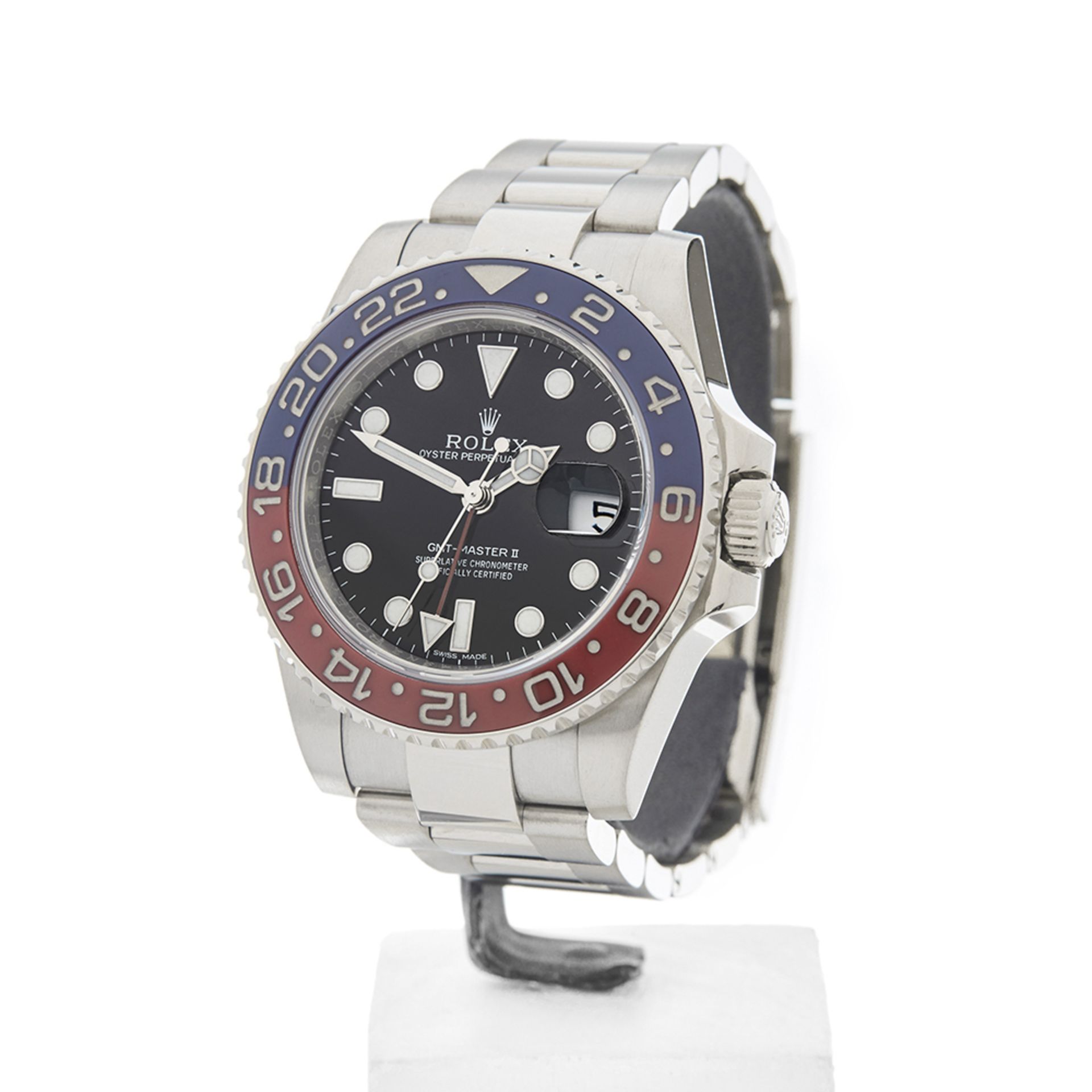 Rolex GMT-Master II Pepsi 40mm 18k White Gold - 116719BLRO - Image 3 of 9