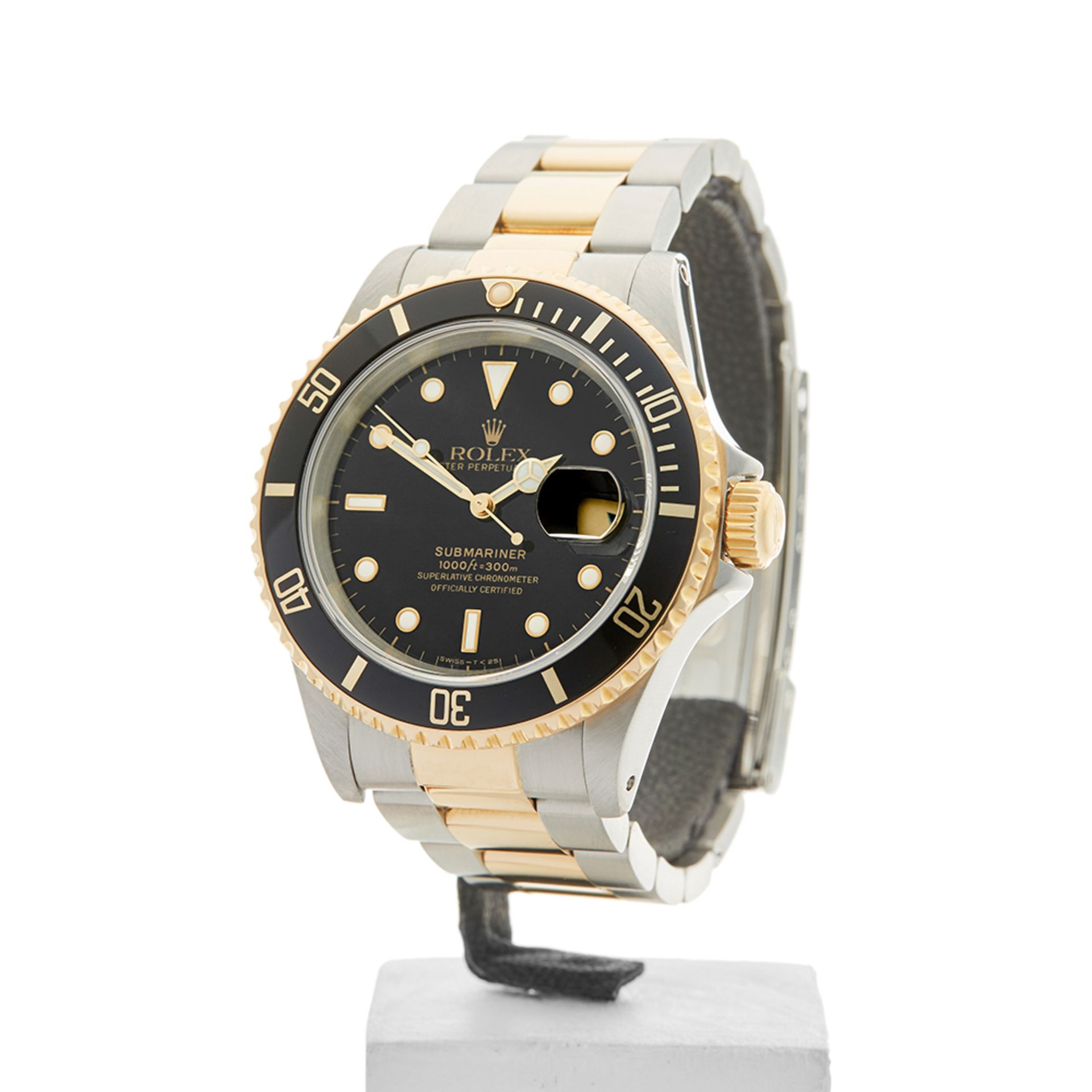 Rolex Submariner 40mm Stainless Steel & 18k Yellow Gold 16613 - Image 3 of 9