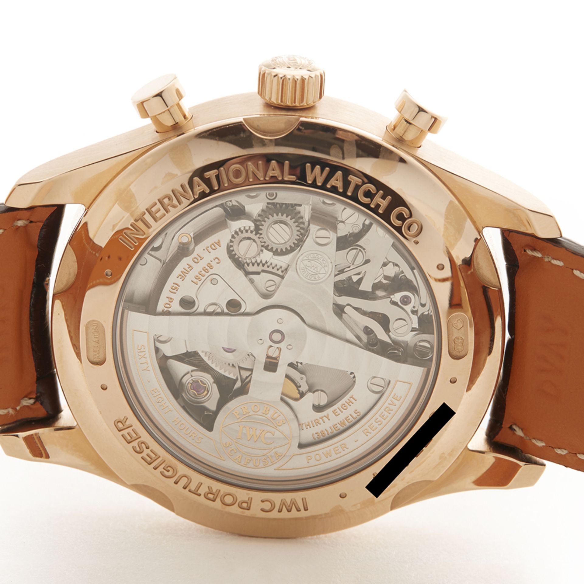 IWC Portuguese Chronograph 42mm 18k Rose Gold - IW390402 - Image 7 of 8