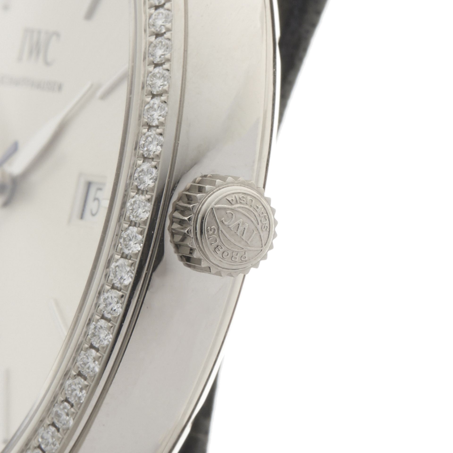 IWC Portofino Original Diamond Bezel 40mm 18k White Gold - IW356514 - Bild 4 aus 9