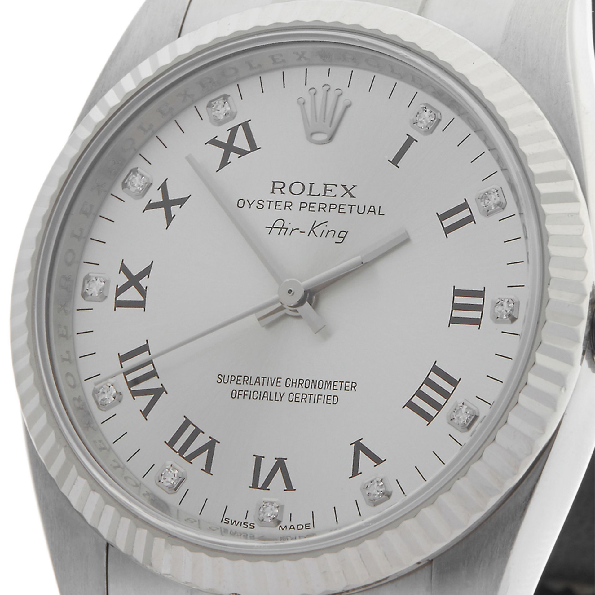 Rolex Air King 34mm Stainless steel & 18k white gold - 114234