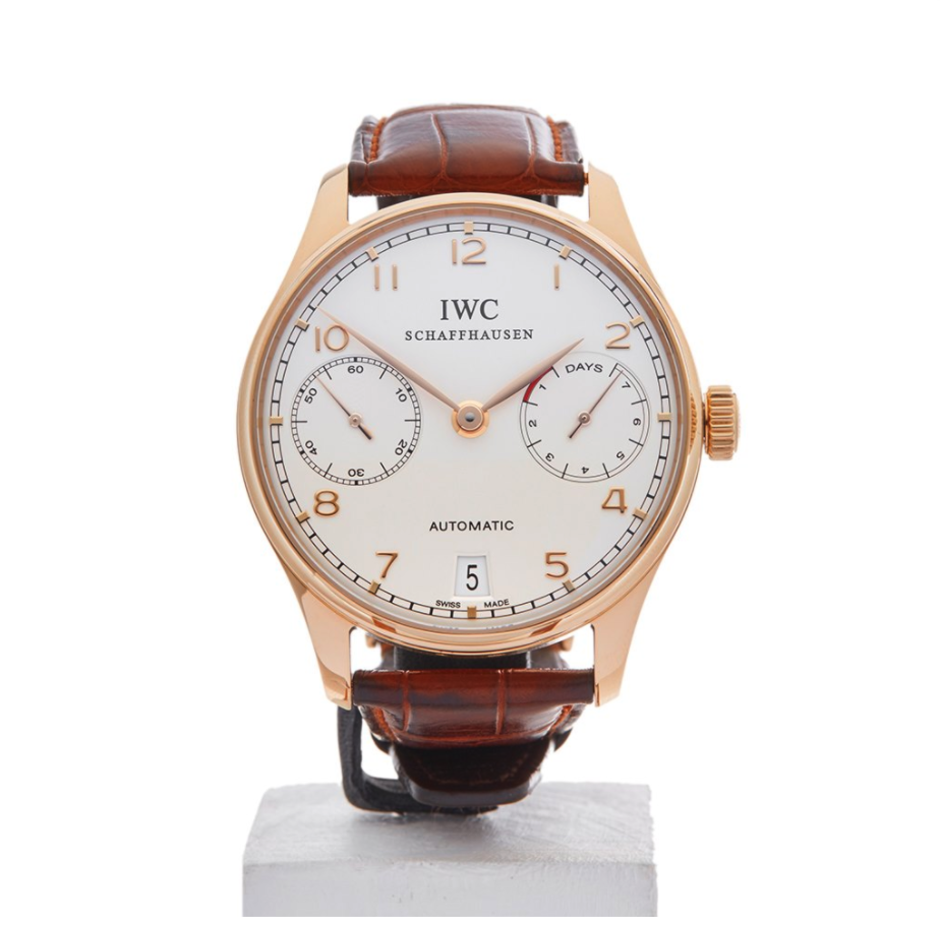 IWC Portuguese 42mm 18k Rose Gold - IW500113 - Bild 7 aus 9