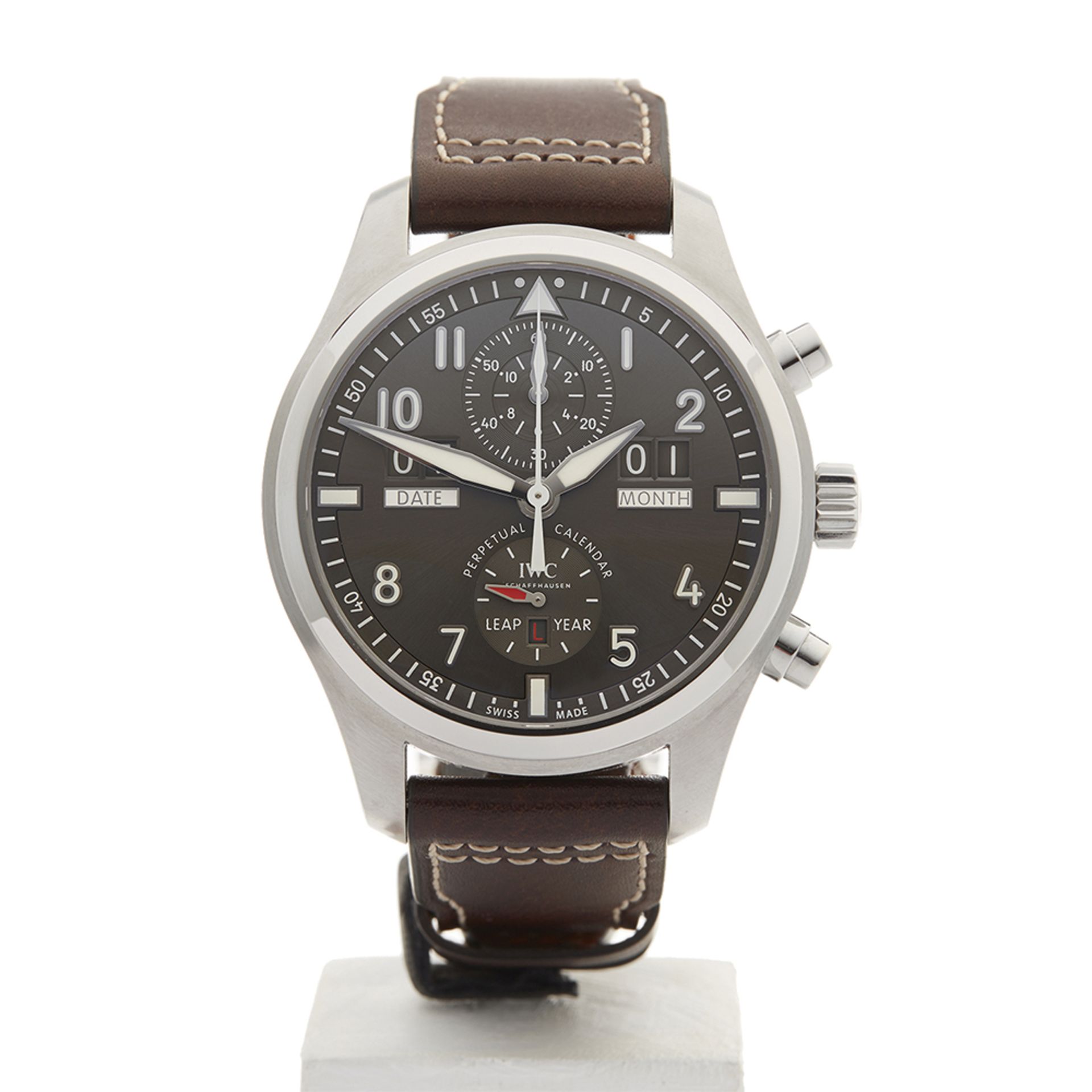 IWC Pilot's Perpetual Calendar 46mm Stainless Steel - IW379108 - Image 2 of 9