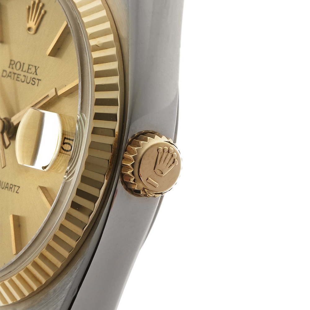 Rolex Oyster Quartz 36mm Stainless Steel & 18k Yellow Gold - 17013 - Image 4 of 9