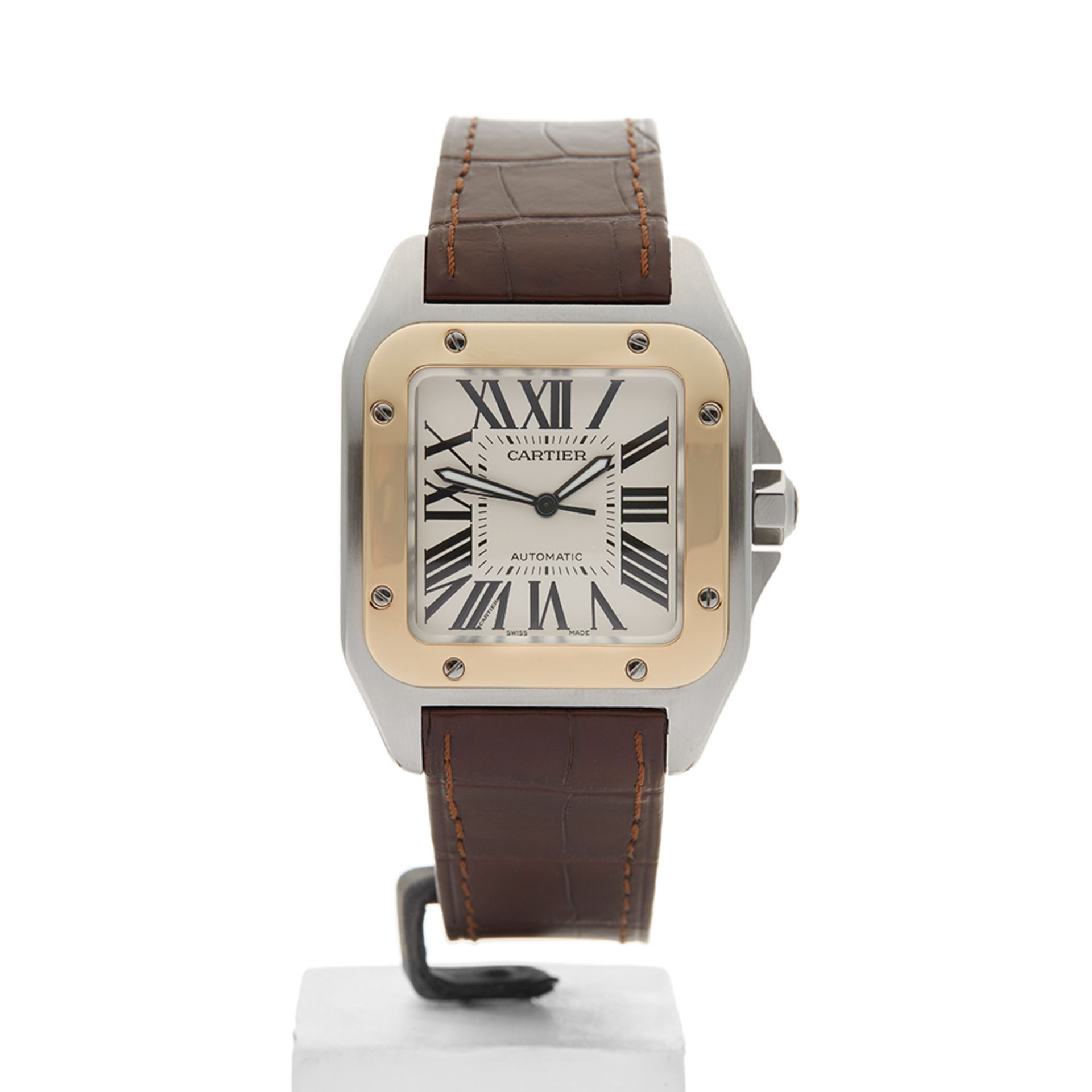 Cartier Santos 100 38mm Stainless Steel & 18k Yellow Gold - 2656 or W20077X7 - Image 2 of 9