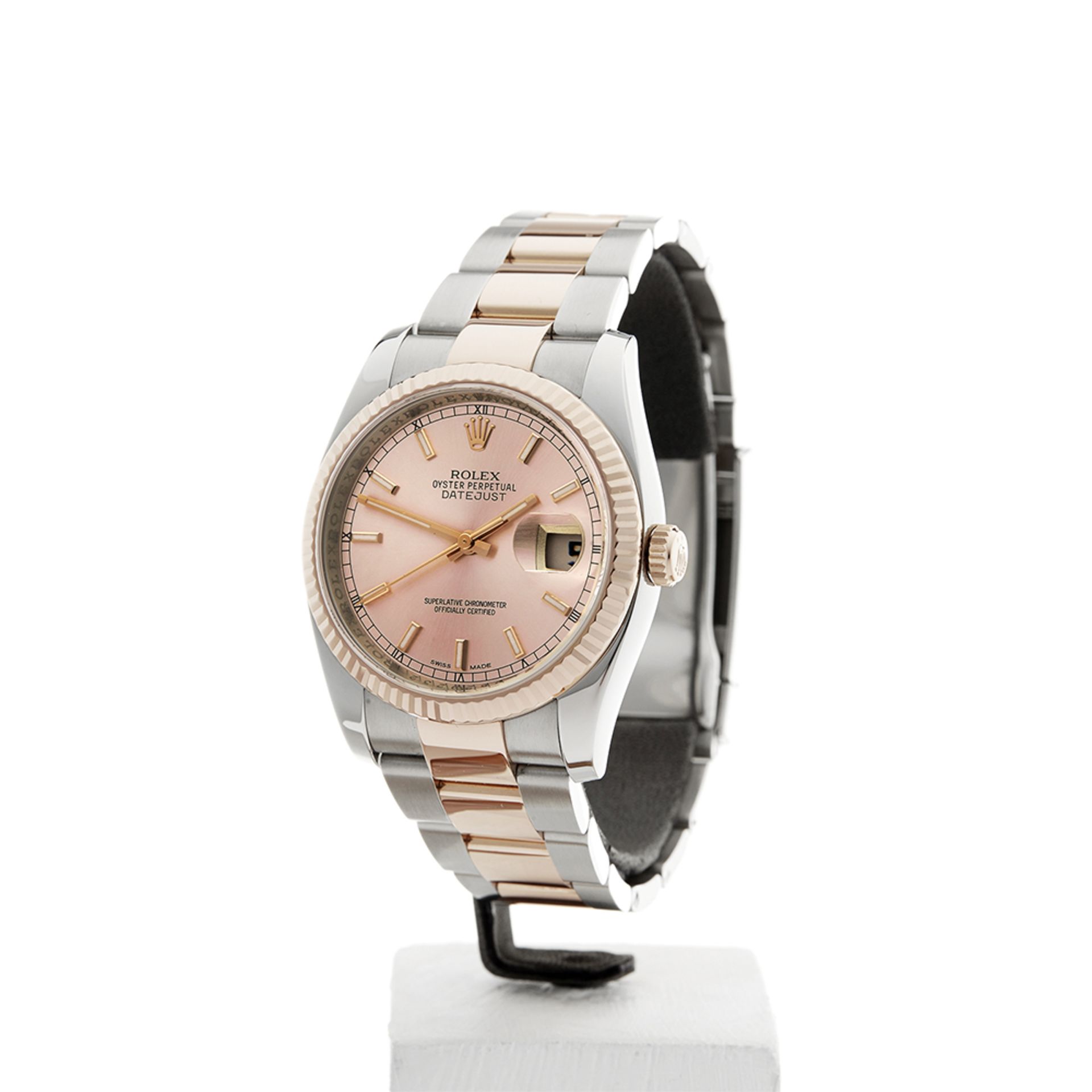 Rolex Datejust 36mm Stainless Steel & 18k Rose Gold - 116231 - Image 3 of 9