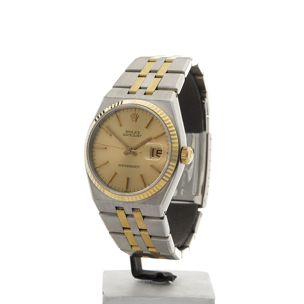 Rolex Oyster Quartz 36mm Stainless Steel & 18k Yellow Gold - 17013 - Image 3 of 9