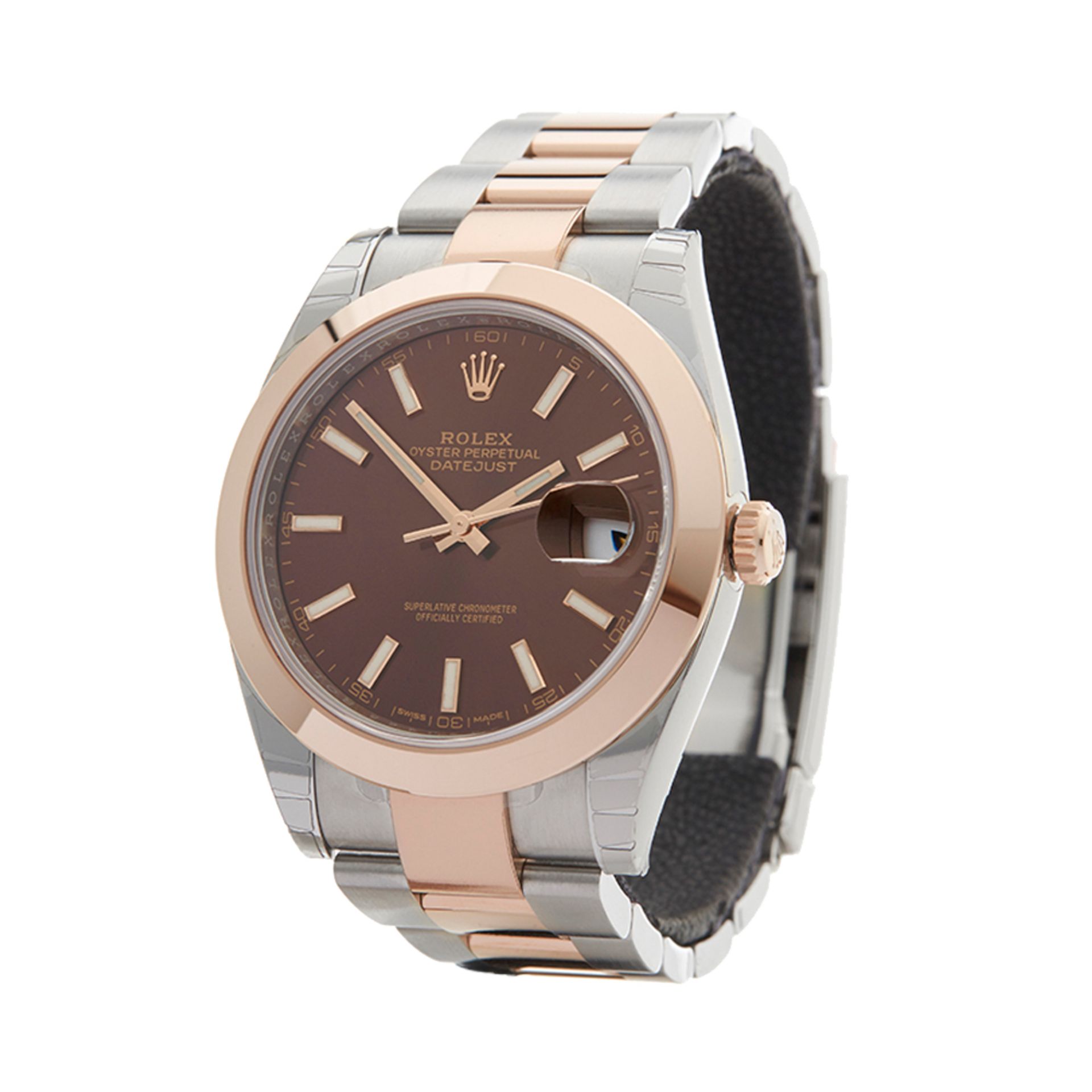 Rolex Datejust 41mm Stainless Steel & 18k Rose Gold - 126301 - Image 3 of 9