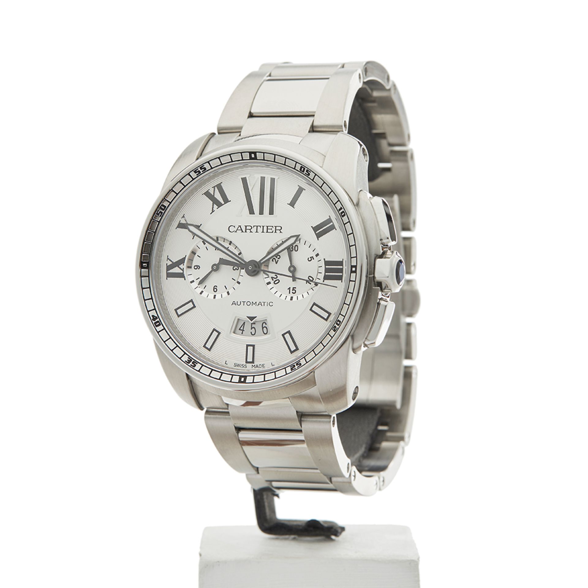 Cartier Calibre Chronograph 42mm Stainless Steel - 3578 or W7100045 - Image 3 of 9