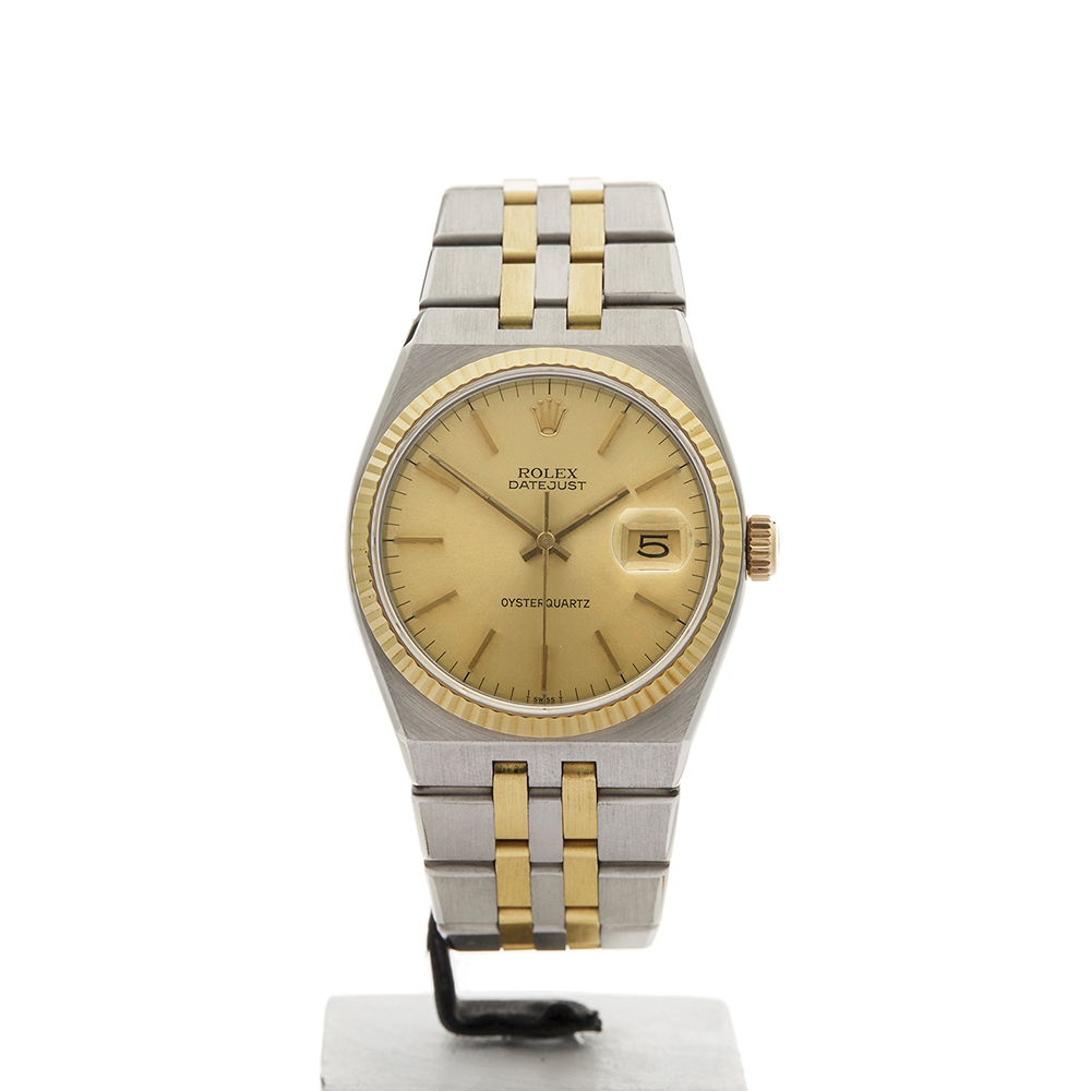 Rolex Oyster Quartz 36mm Stainless Steel & 18k Yellow Gold - 17013 - Image 2 of 9