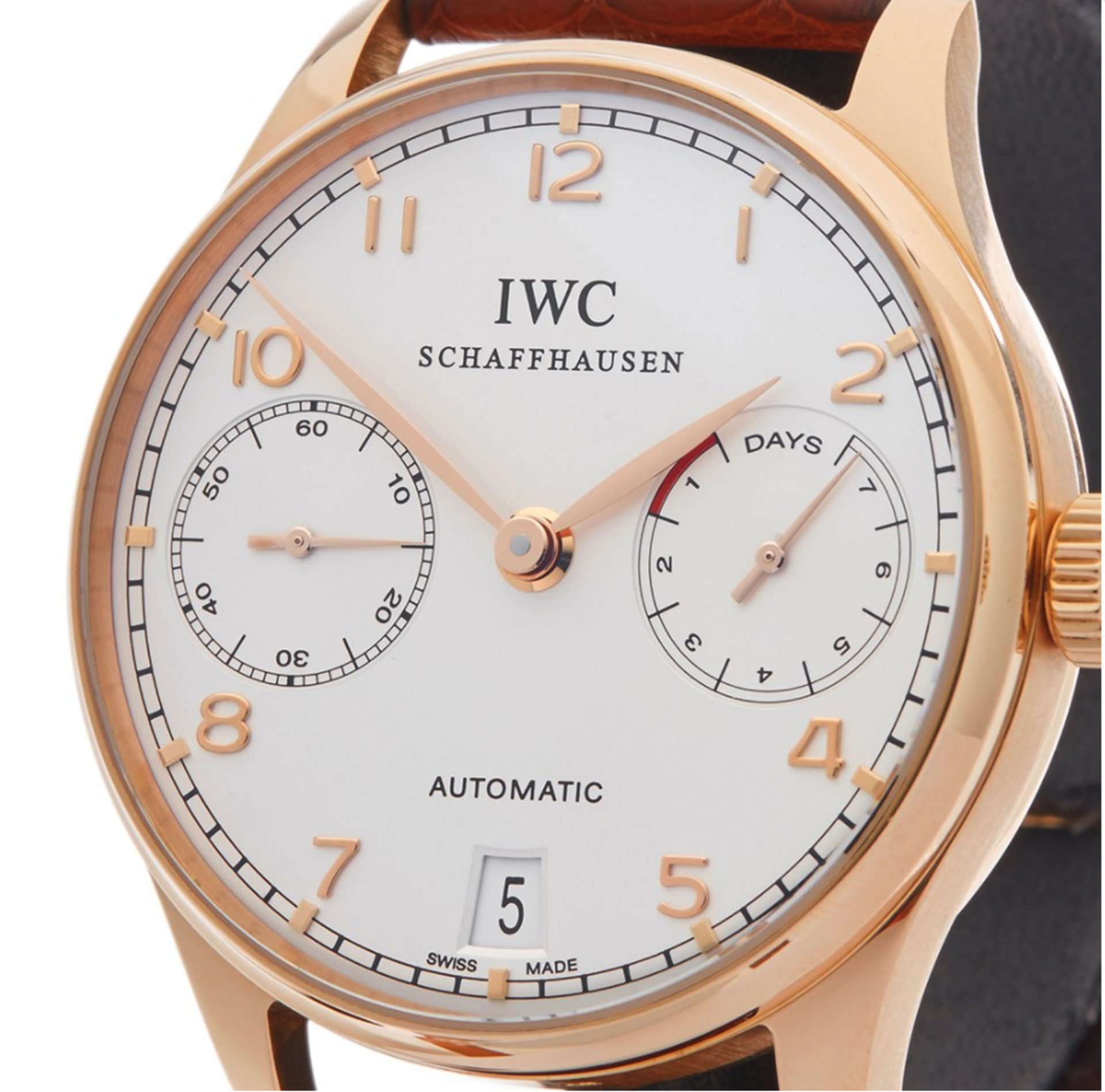 IWC Portuguese 42mm 18k Rose Gold - IW500113