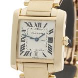 Cartier Tank Francaise 28mm 18k Yellow Gold - 1840 or W50001R2