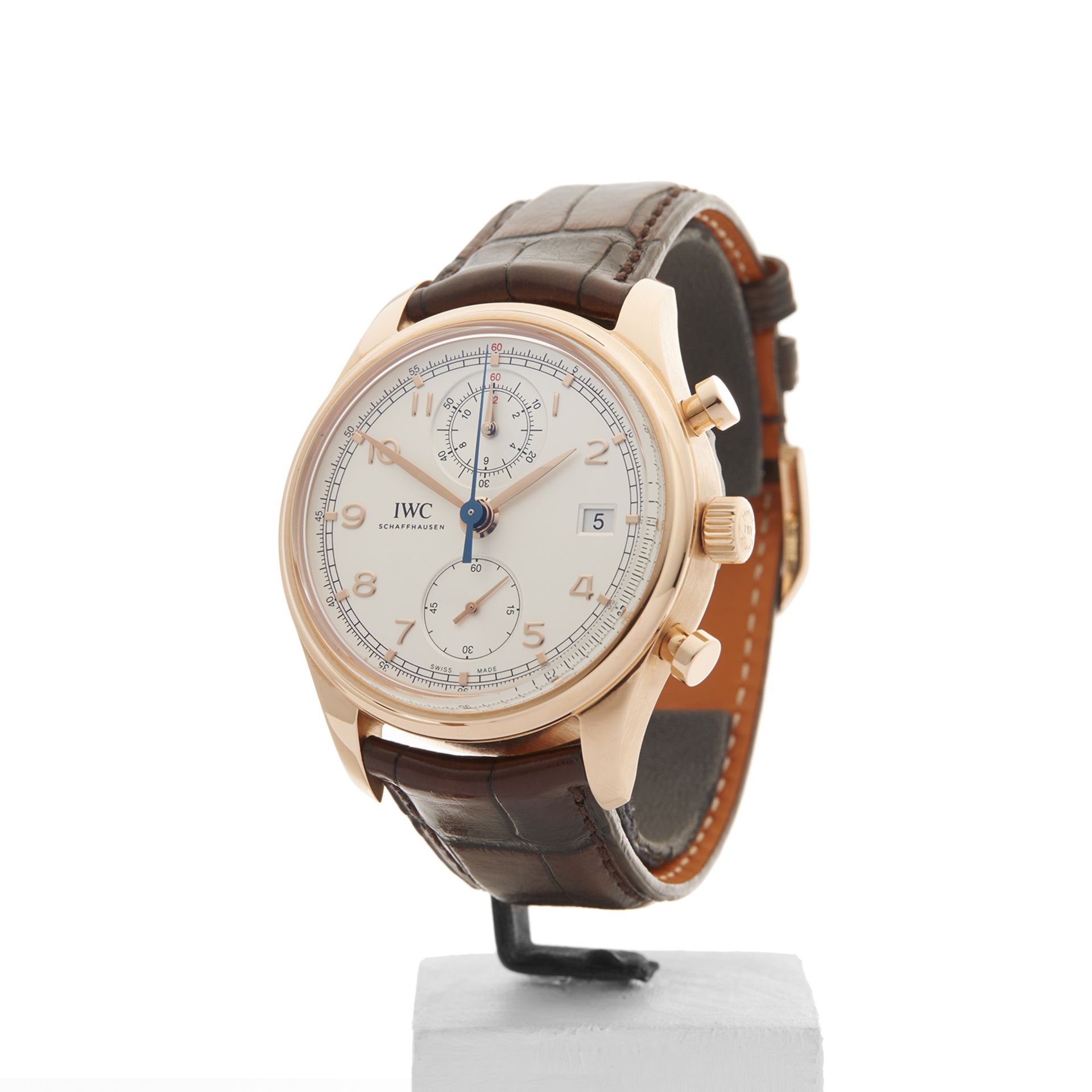 IWC Portuguese Chronograph 42mm 18k Rose Gold - IW390402