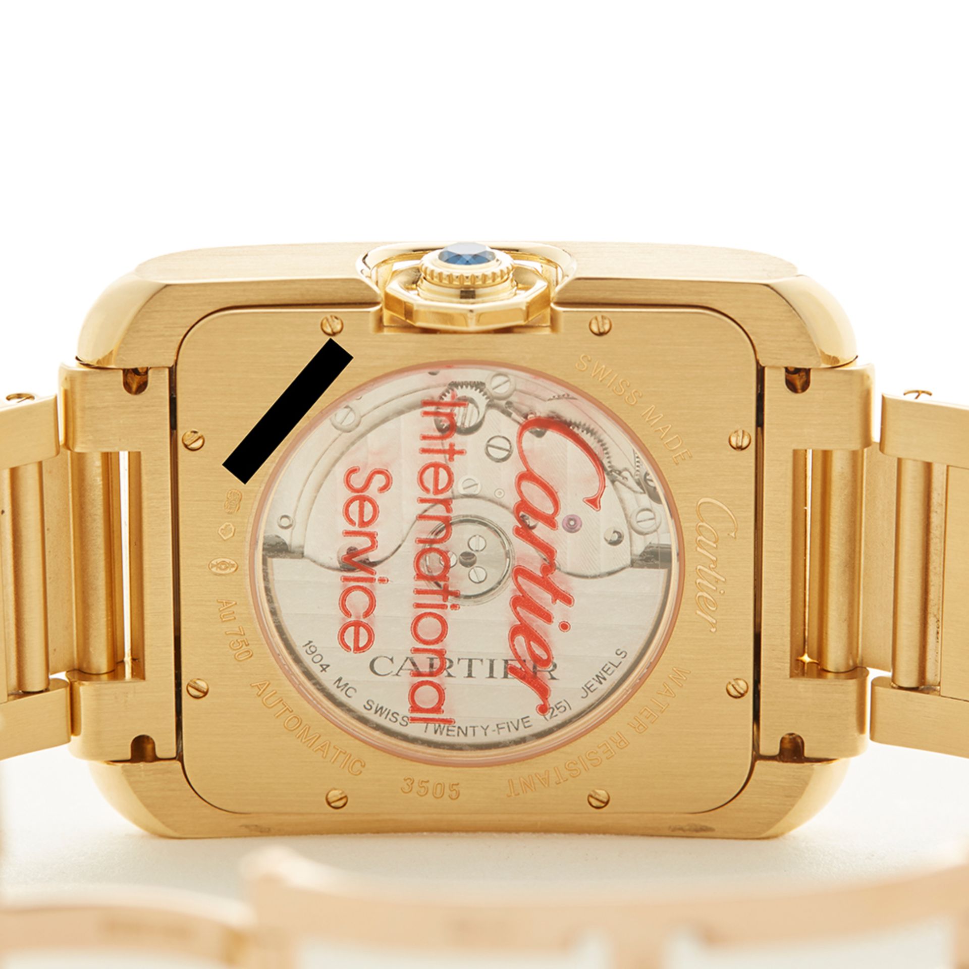 Cartier Tank Anglaise 37mm 18k Yellow Gold - 3505 or W5310018 - Image 8 of 8