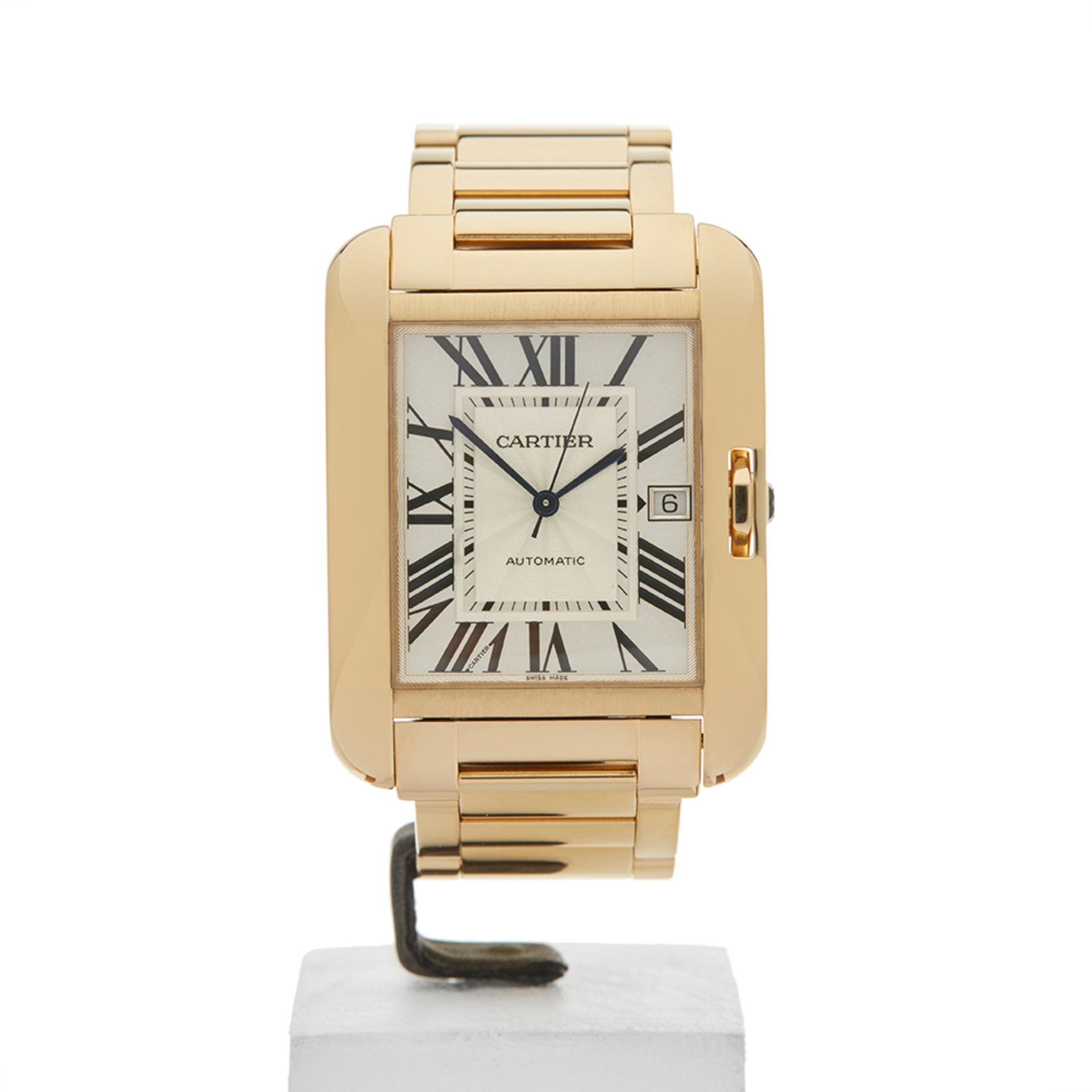 Cartier Tank Anglaise 37mm 18k Yellow Gold - 3505 or W5310018 - Image 2 of 8