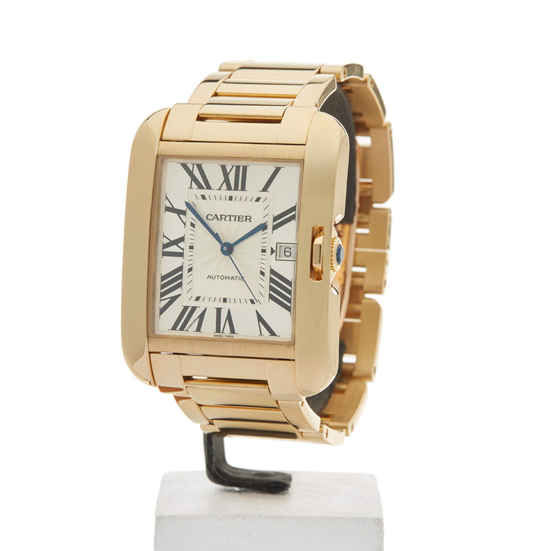 Cartier Tank Anglaise 37mm 18k Yellow Gold - 3505 or W5310018 - Image 3 of 8