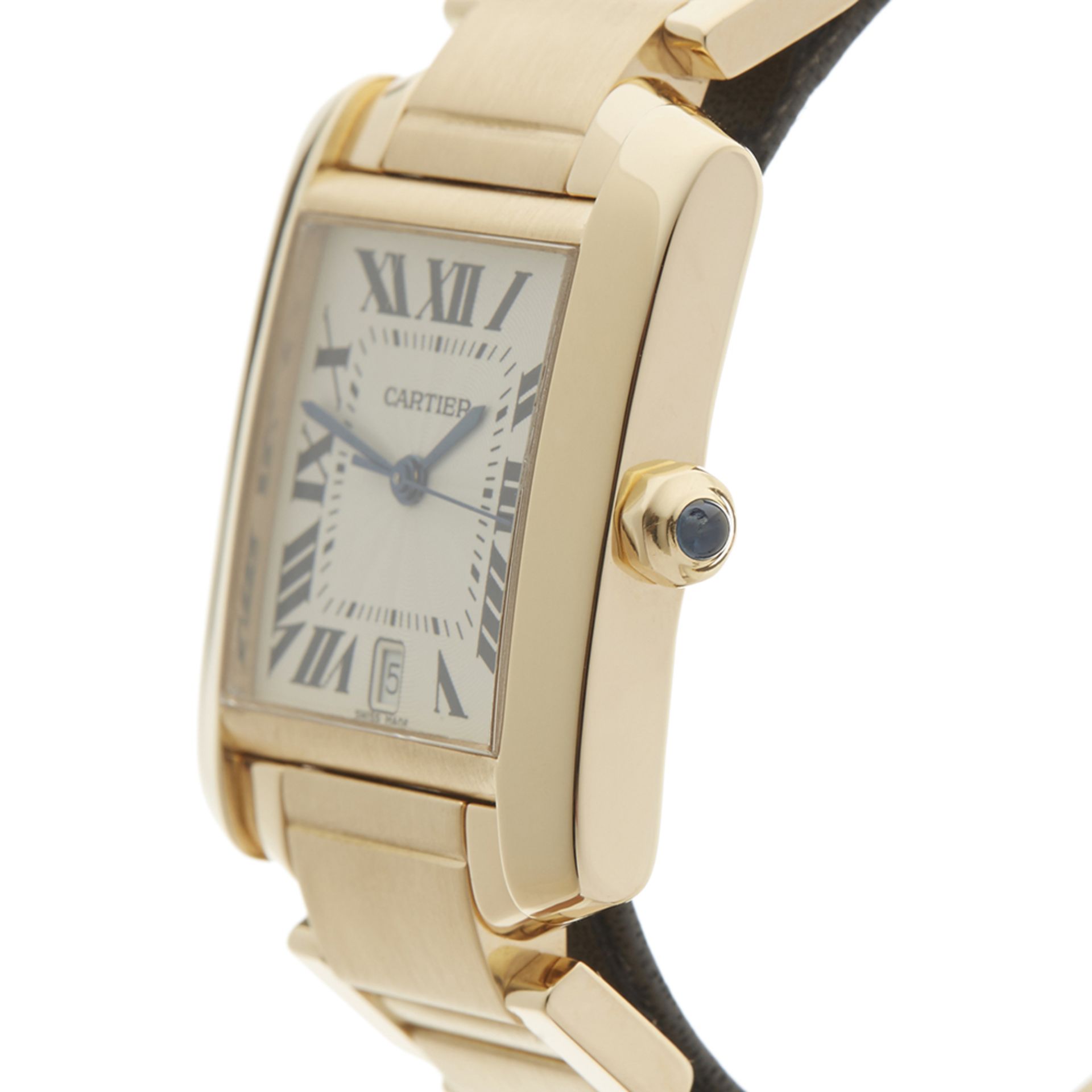 Cartier Tank Francaise 28mm 18k Yellow Gold - 1840 or W50001R2 - Image 4 of 8