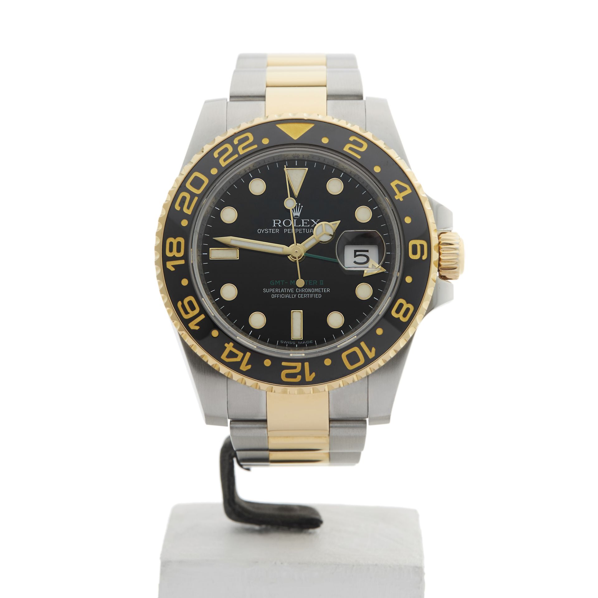 Rolex GMT-Master II 40mm Stainless Steel & 18k Yellow Gold - 116713 - Image 2 of 9