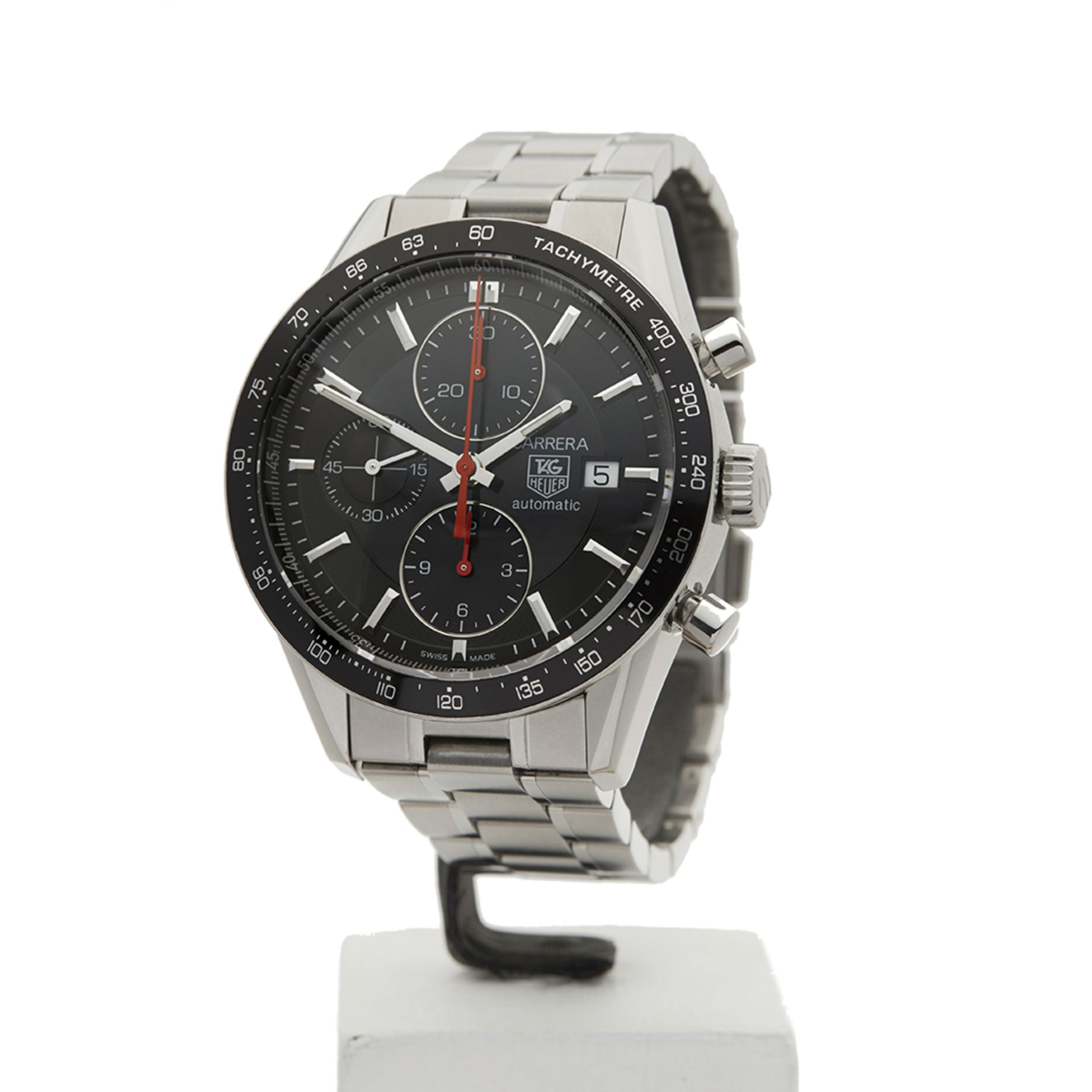 Tag Heuer Carrera Chronograph 41mm Stainless Steel - CV2014.BA0794 - Image 3 of 8