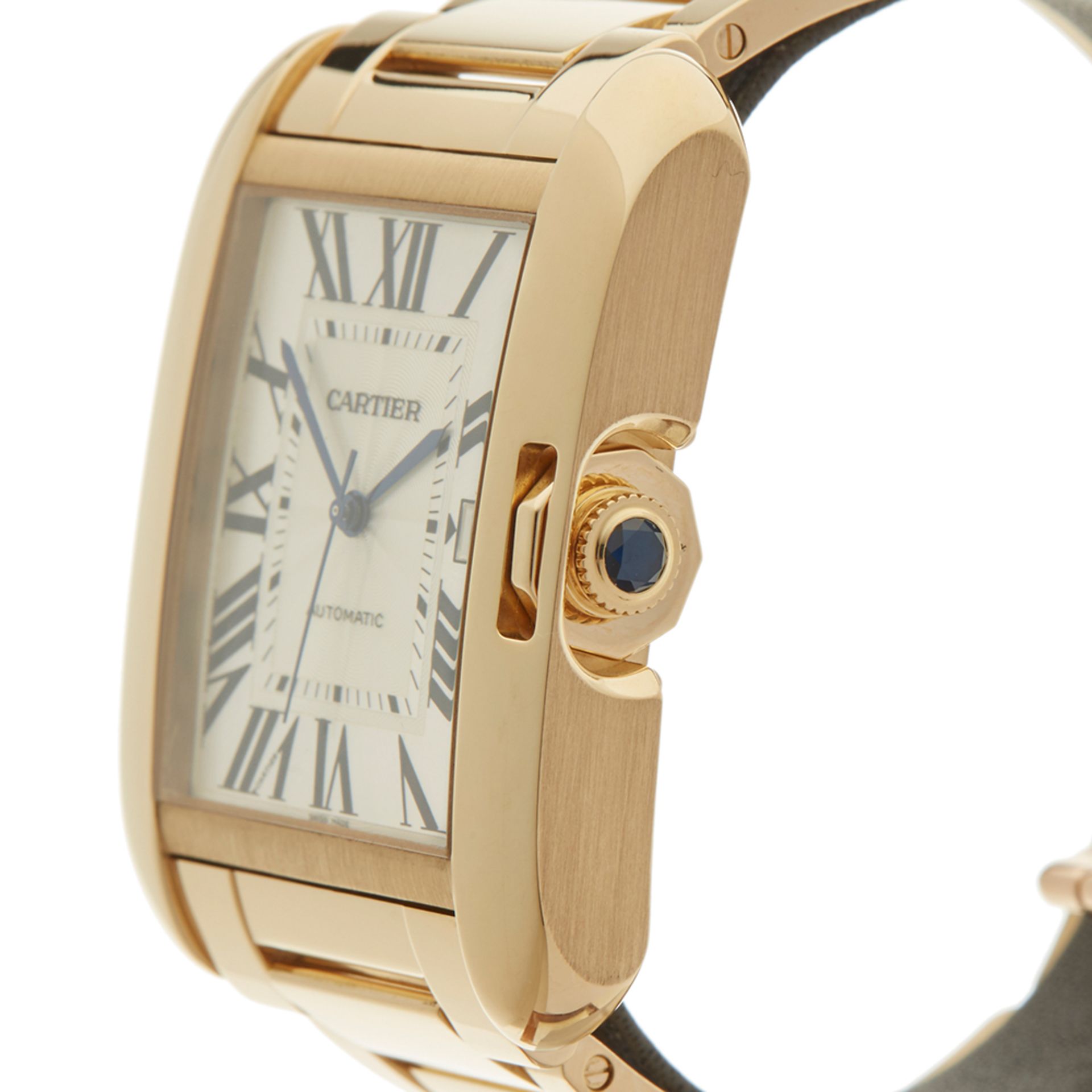 Cartier Tank Anglaise 37mm 18k Yellow Gold - 3505 or W5310018 - Image 4 of 8