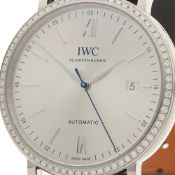 IWC Portofino Original Diamond Bezel 40mm 18k White Gold - IW356514