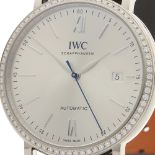 IWC Portofino Original Diamond Bezel 40mm 18k White Gold - IW356514