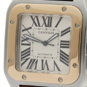 Cartier Santos 100 38mm Stainless Steel & 18k Yellow Gold - 2656 or W20077X7