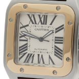 Cartier Santos 100 38mm Stainless Steel & 18k Yellow Gold - 2656 or W20077X7