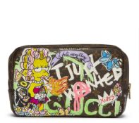 Hand-painted 'I just wanted Gucci' X Year Zero London Toiletry Pouch