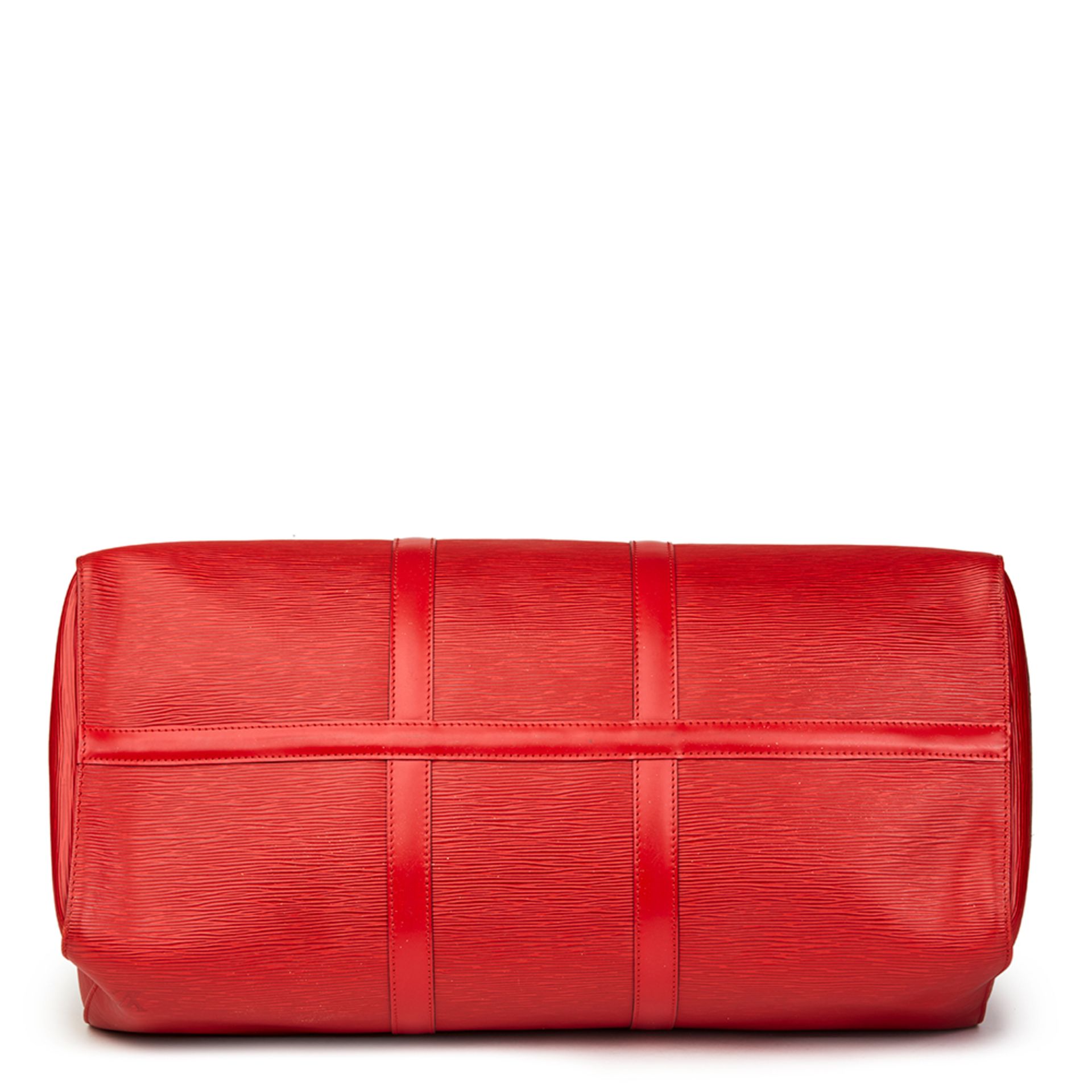 Red Epi Leather Vintage Keepall 55 - Image 5 of 10