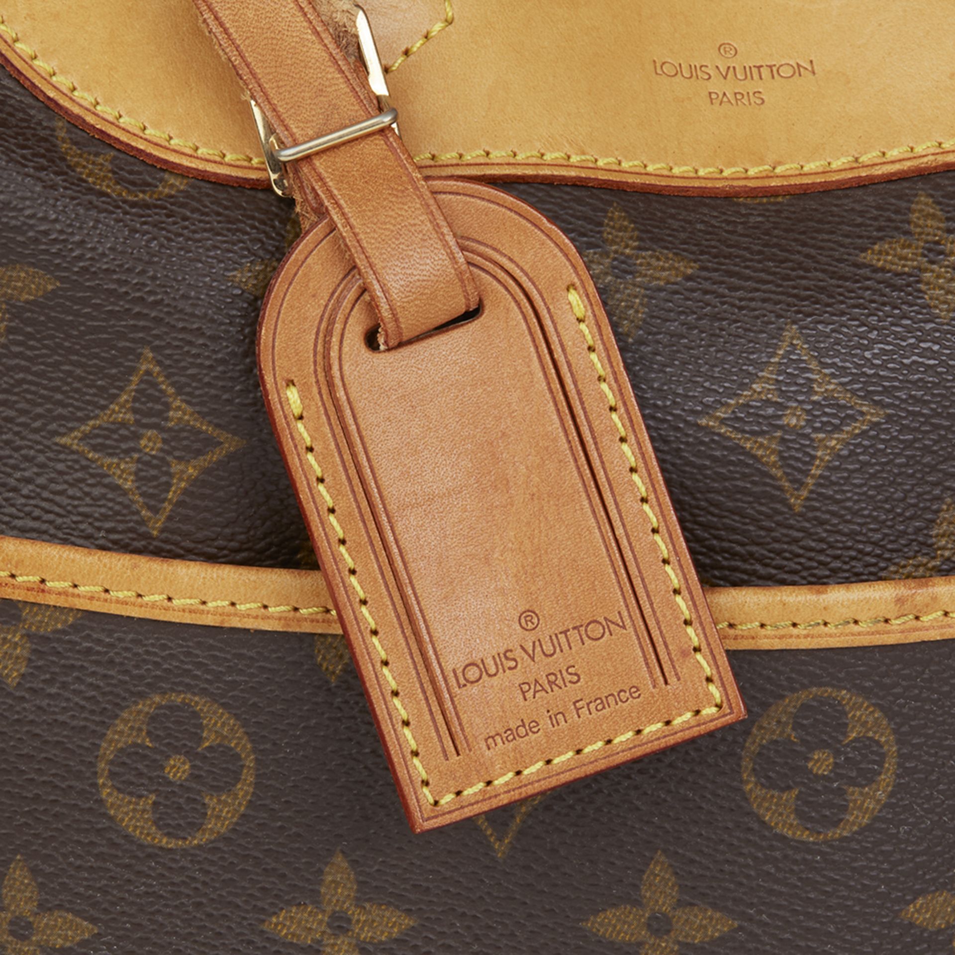 Brown Monogram Coated Canvas Vintage Deauville - Image 6 of 8