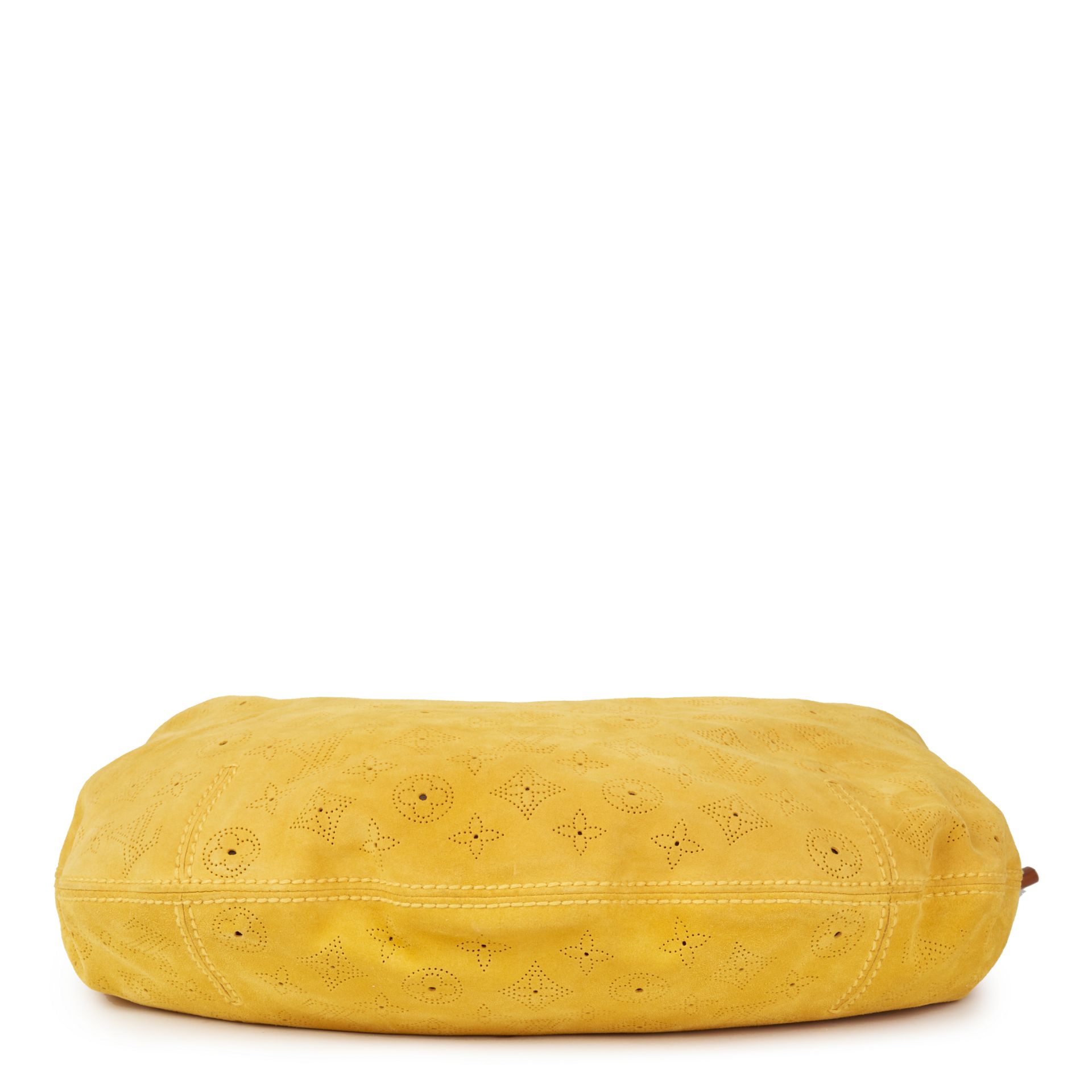 Yellow Monogram Perforated Suede Onatah GM - Image 5 of 8