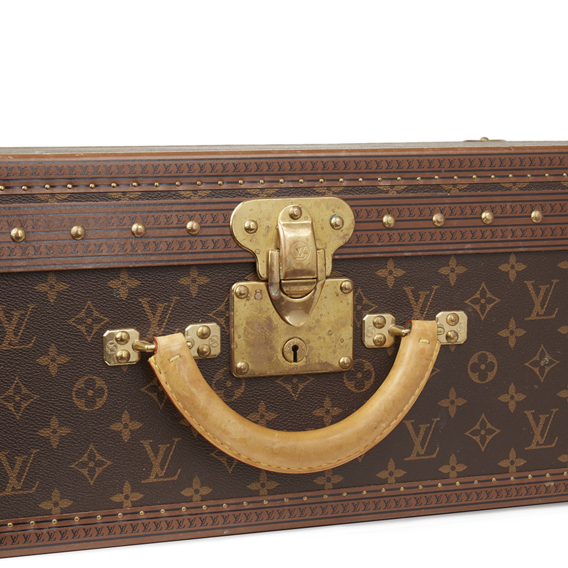 Brown Monogram Coated Canvas Alzer 75 - Image 6 of 10