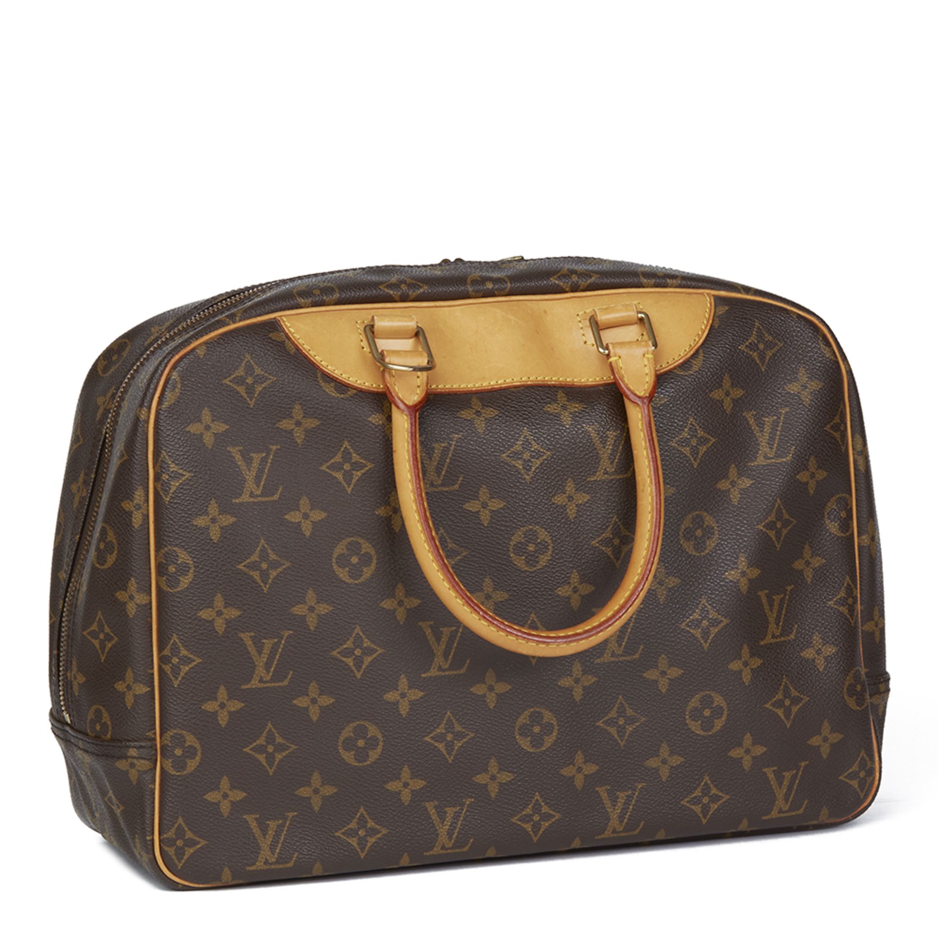 Brown Monogram Coated Canvas Vintage Deauville