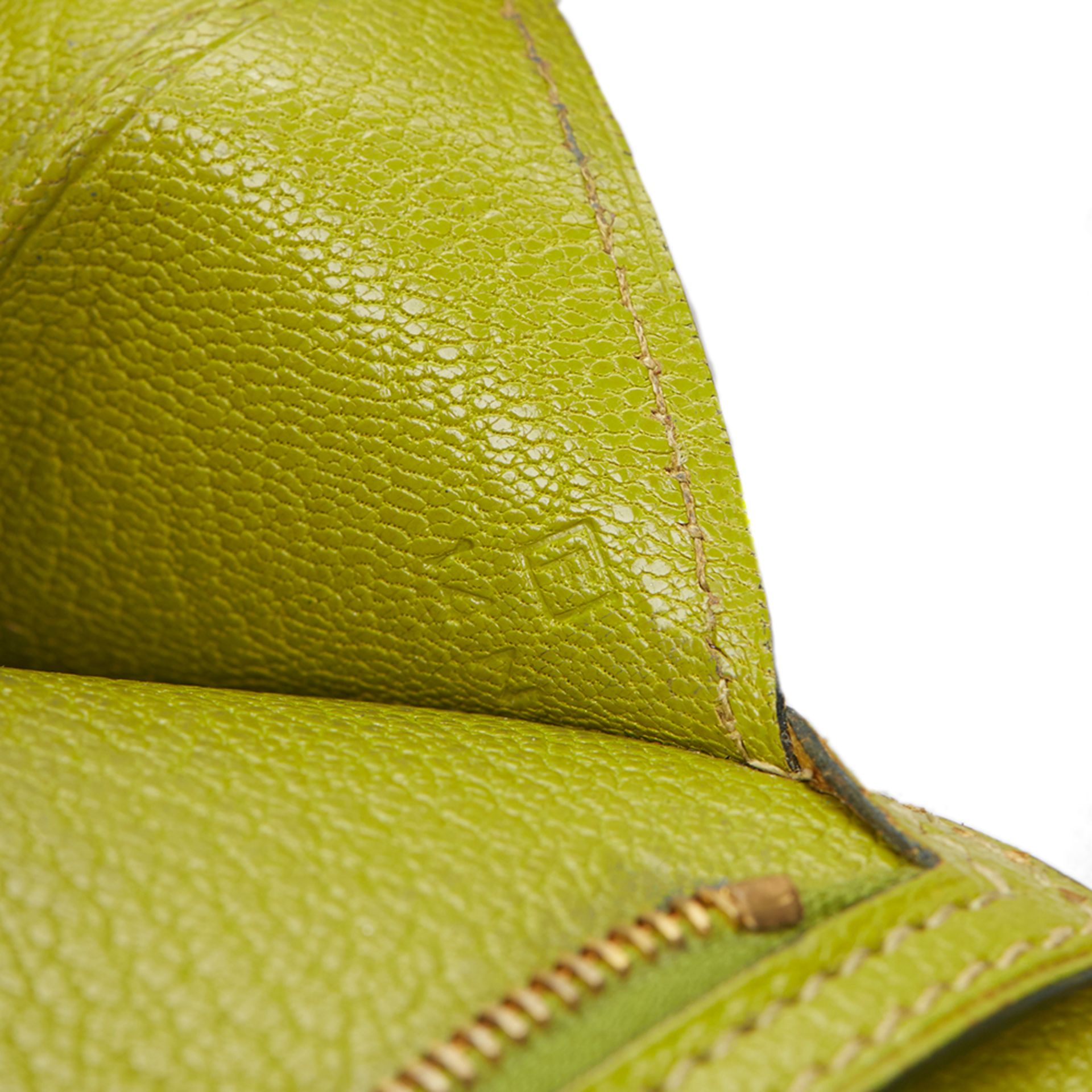 Vert Anis Chevre Mysore Leather Bearn Wallet - Image 8 of 9