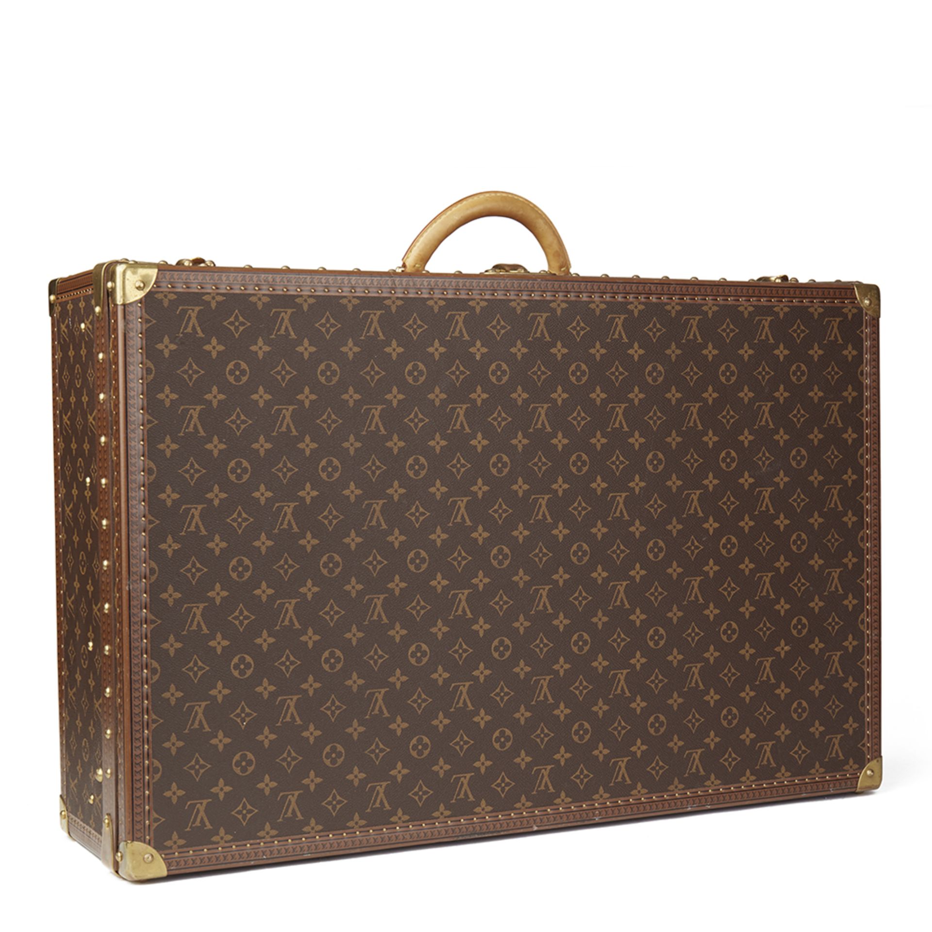 Brown Monogram Coated Canvas Alzer 75 - Image 4 of 10