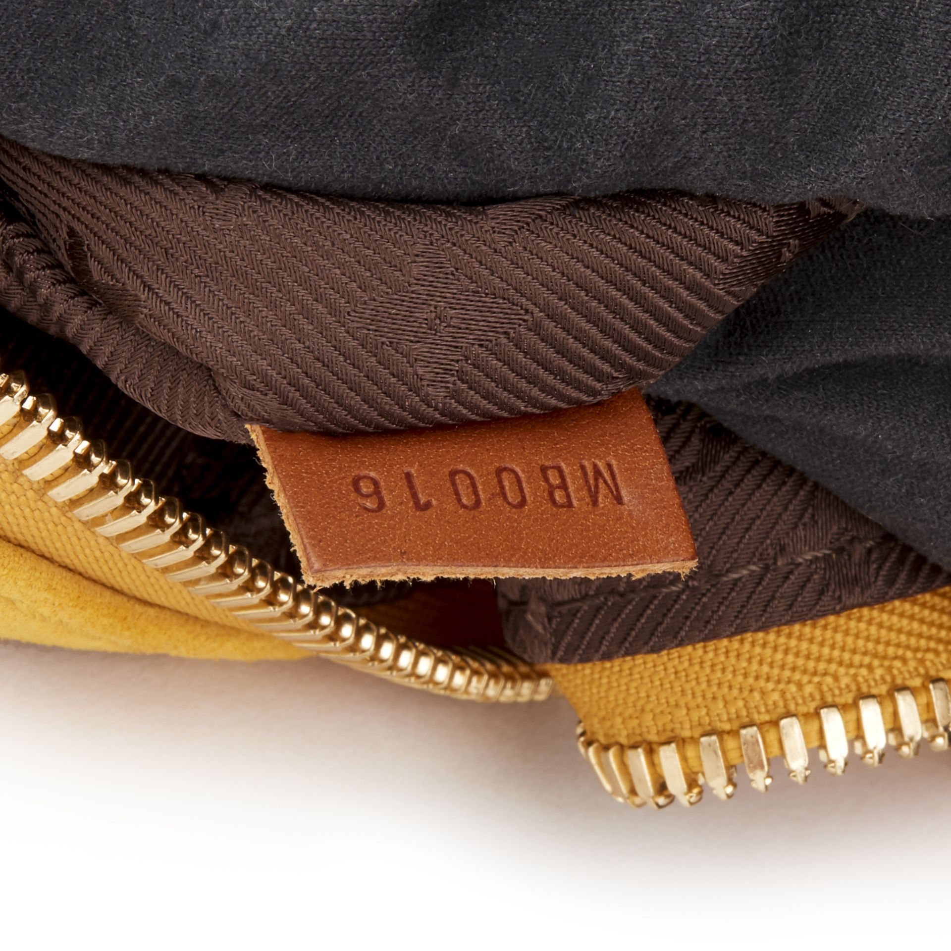 Yellow Monogram Perforated Suede Onatah GM - Image 7 of 8