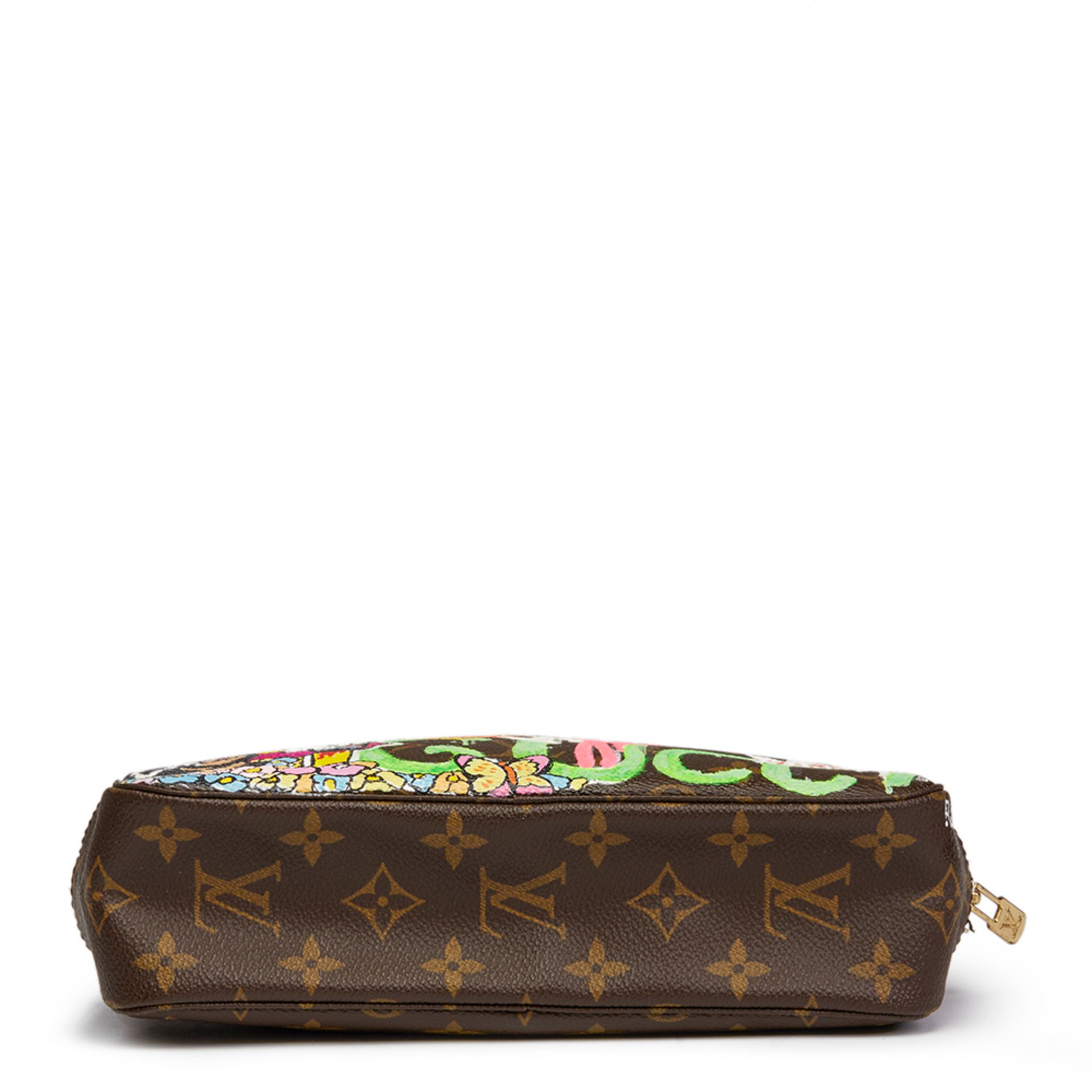 Hand-painted 'I just wanted Gucci' X Year Zero London Toiletry Pouch - Image 5 of 10