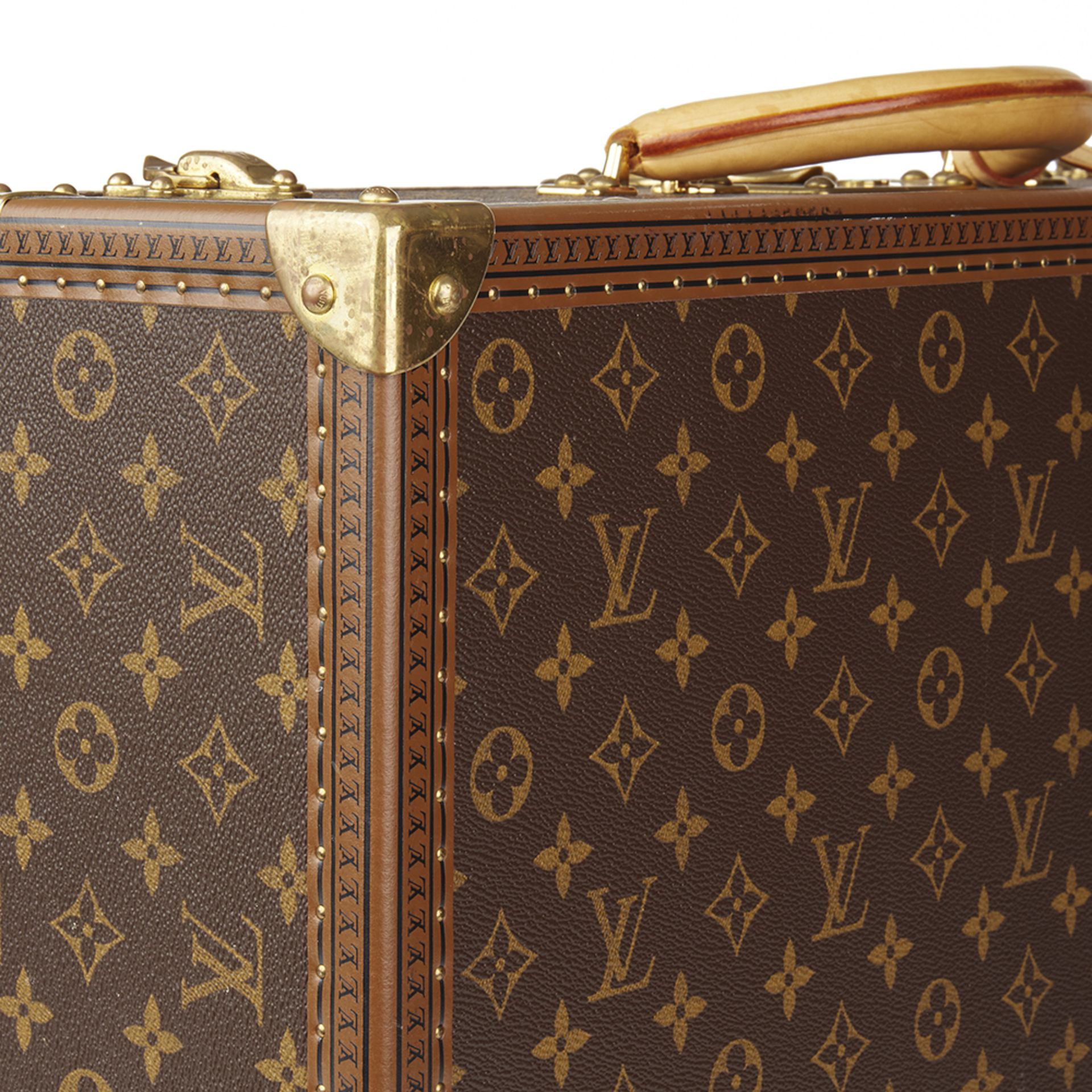 Brown Monogram Coated Canvas Special Order Bisten 60 - Image 7 of 10