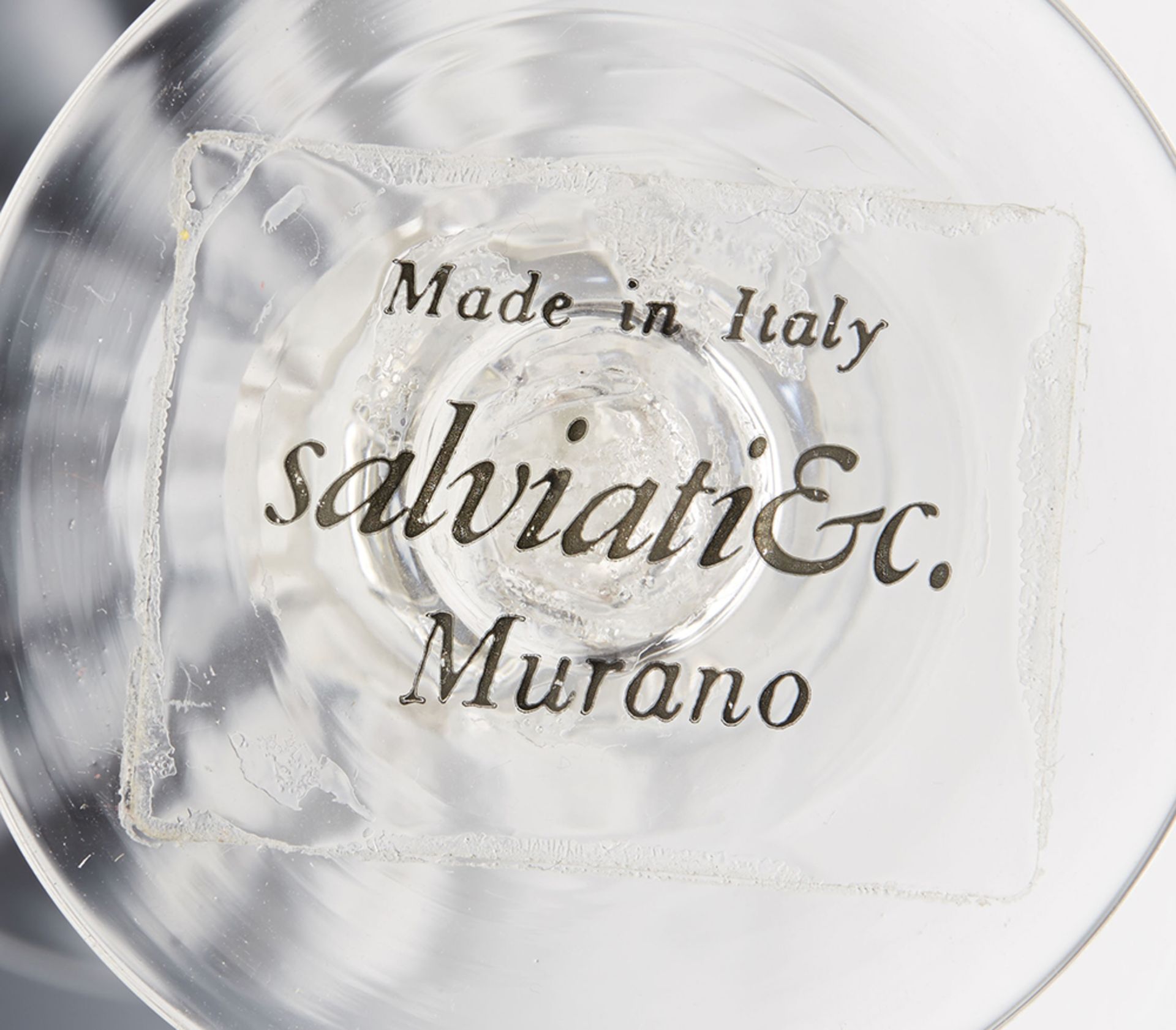 Vintage Venetian Salviati & Co Roman Revival Liquer Glass 20Th C. - Bild 4 aus 6