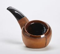 Ceramic & Leather Pipe Container By George Jouve C.1950