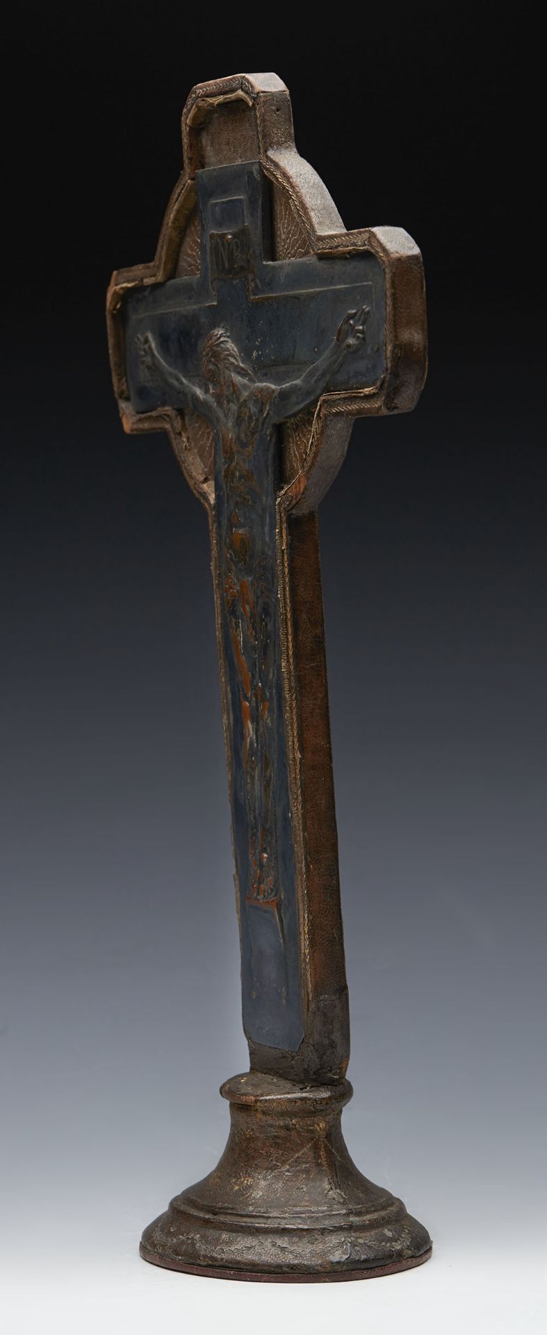 Antique French Crucifix By Jules-Prosper Legastelois Early 20Th C. - Image 8 of 11