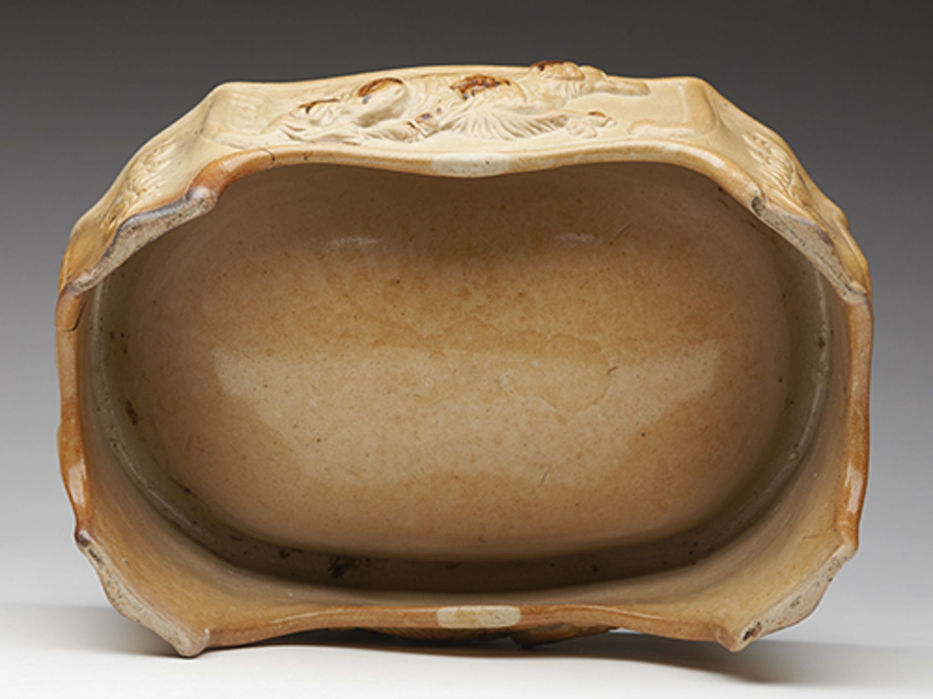 Antique Brampton Salt Glazed Dog Bowl C.1850 - Image 14 of 21