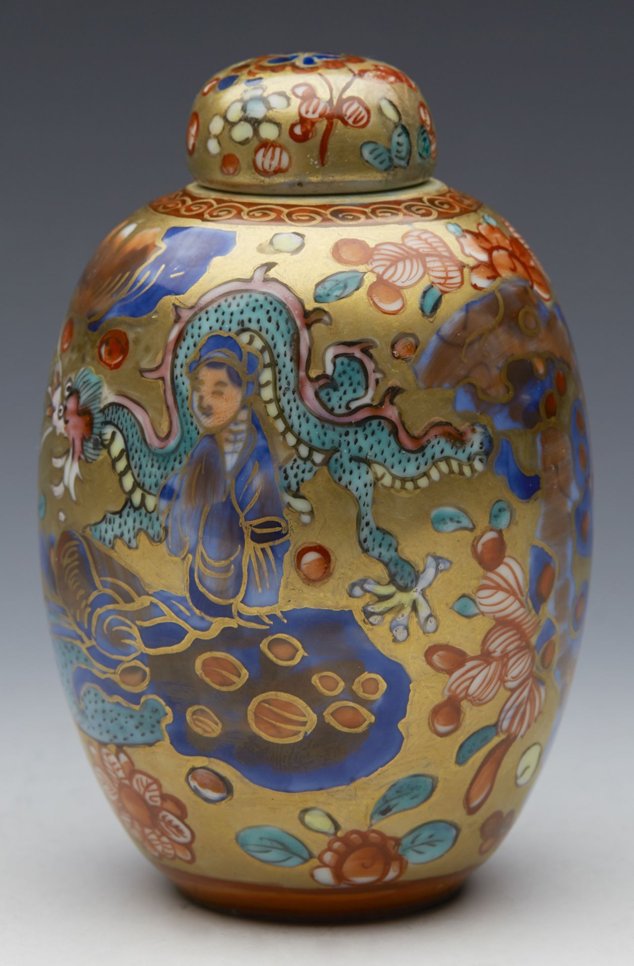 Antique Kangxi Chinese Lidded Jar C.1662 - 1722 - Image 9 of 13