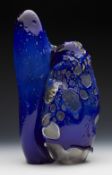 Contemporary Art Glass Vase By Vasyl Bilous 20Th C.