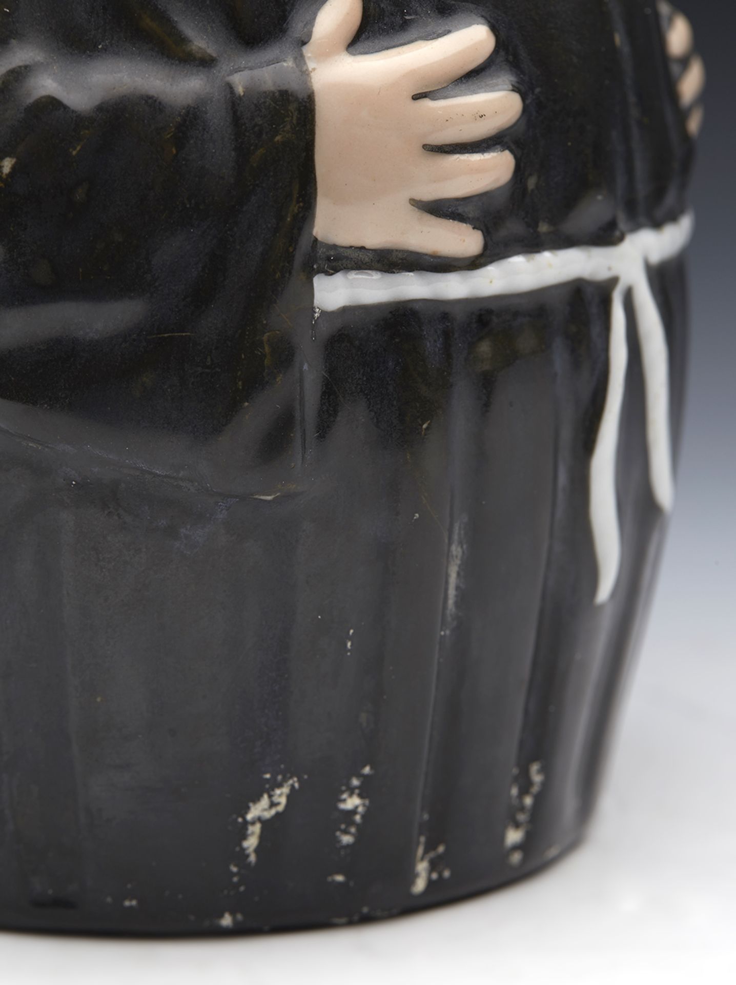Antique German Nun Character Beer Stein With Ltihopane Base 19Th C. - Image 8 of 12
